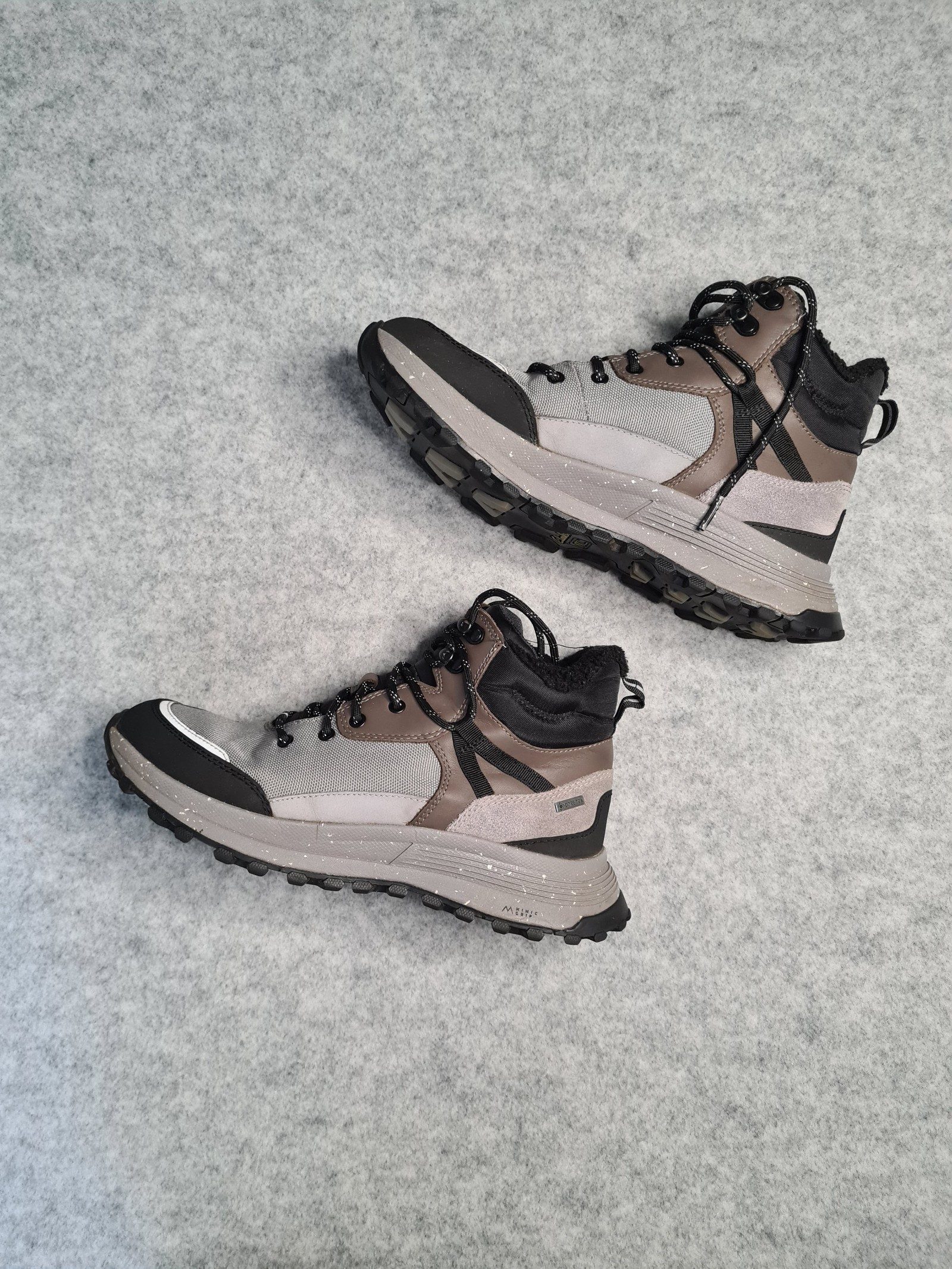 Clarks Women's Hiking Boots Grey Brown Black UK 6.5 EU 40 Waterproof Goretex