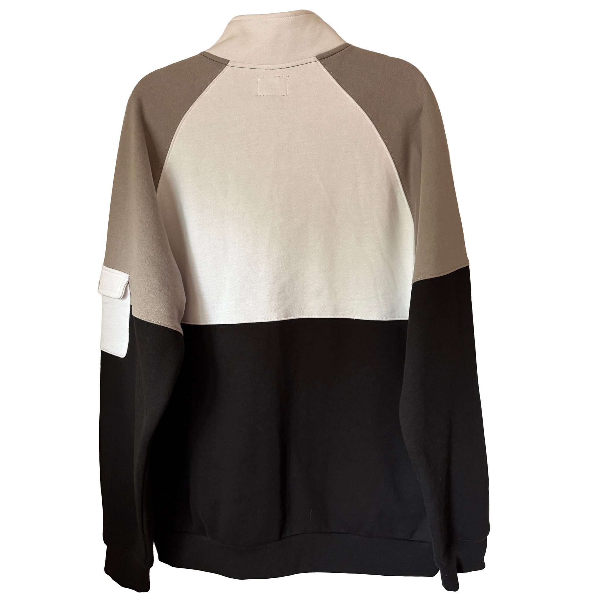 Stussy NWT Black Fleece Track Top Quarter Zip Sweatshirt XL image 2