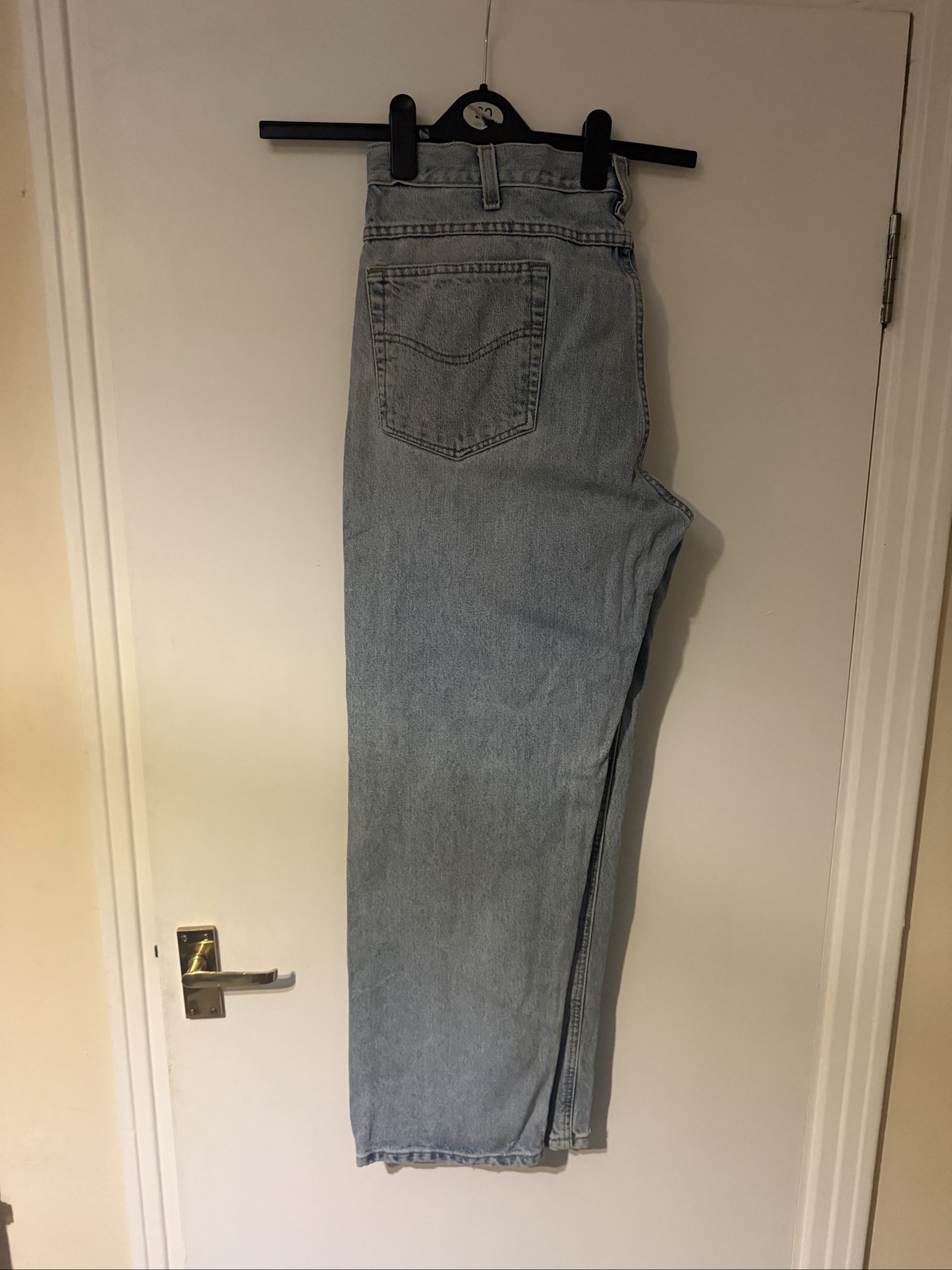 Carhartt Blue Relaxed Fit Denim Jeans 38x30 Cotton image 2