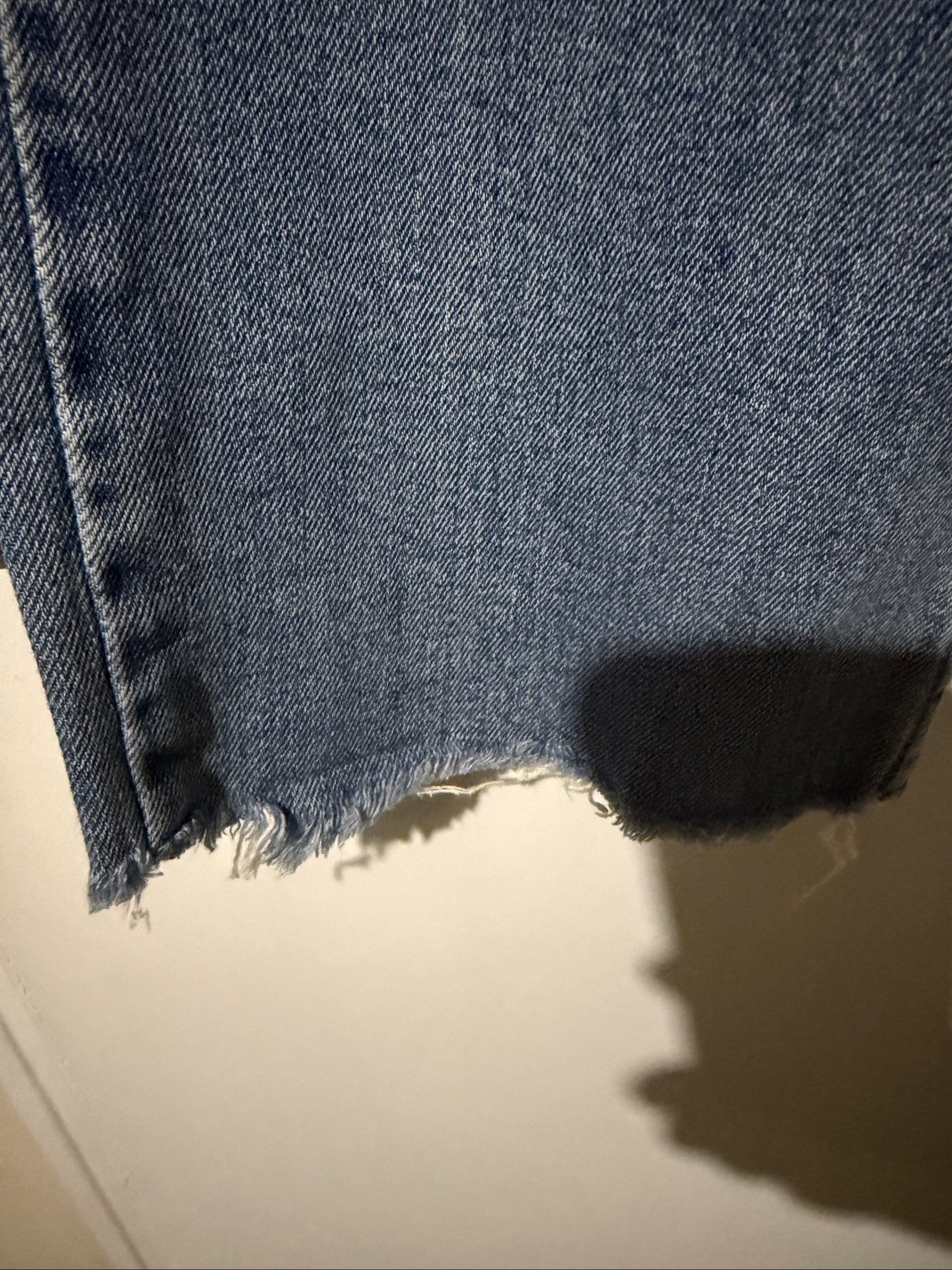 Levi's Blue Denim Jeans W30 L32 Raw Hem Classic Fit image 5