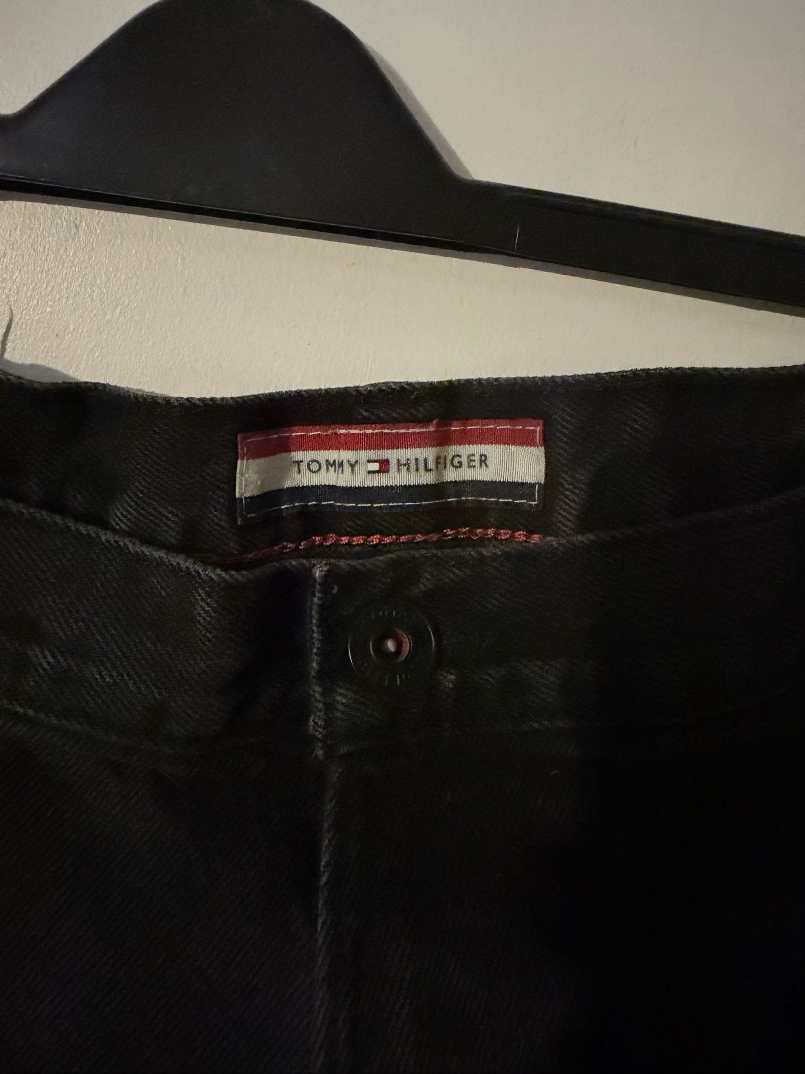 Tommy Hilfiger Black Straight Leg Jeans 42 x 32 image 6