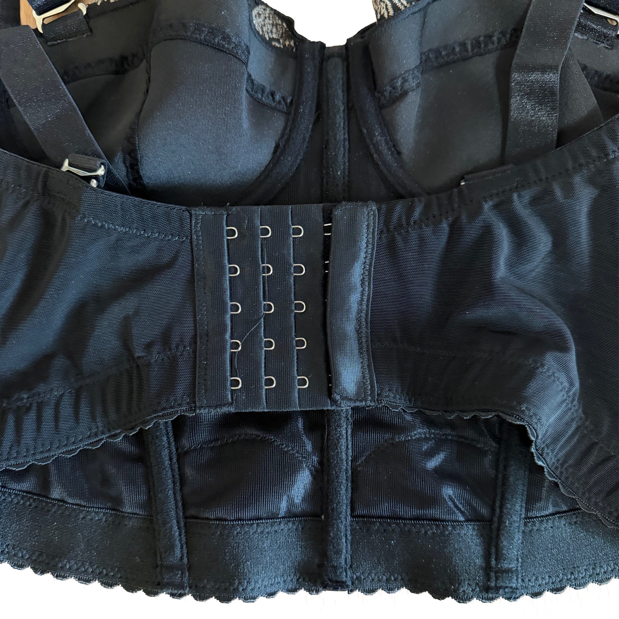 Thistle and Spire NWOT Black Embroidered Luna Bustier Medium image 4