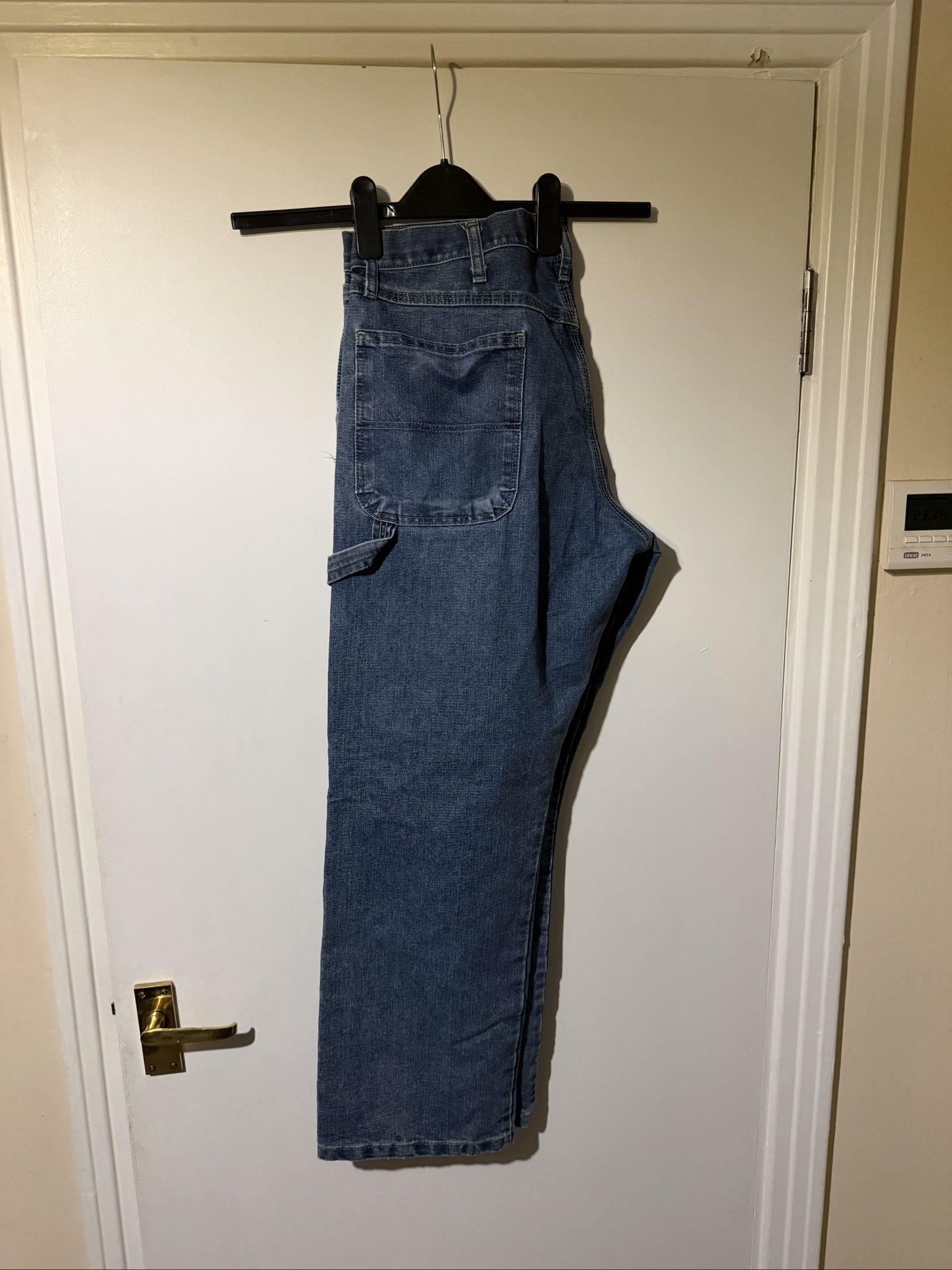 Wrangler Blue Carpenter Denim Jeans 34x29 image 2