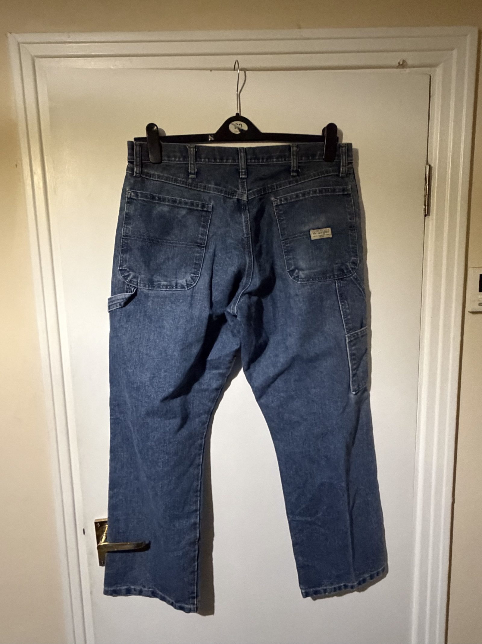 Wrangler Blue Carpenter Denim Jeans 34x29 image 5