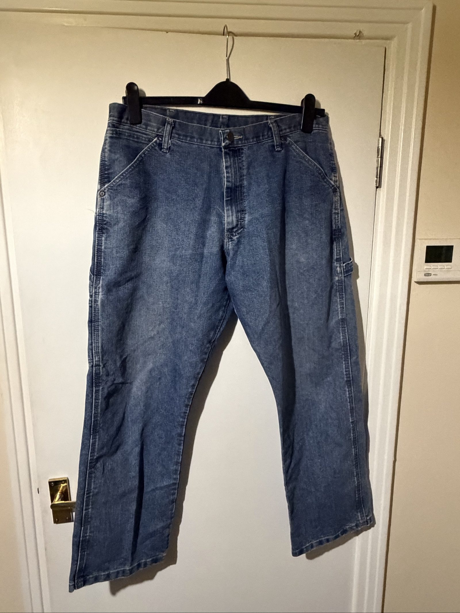 Wrangler Blue Carpenter Denim Jeans 34x29 image 6