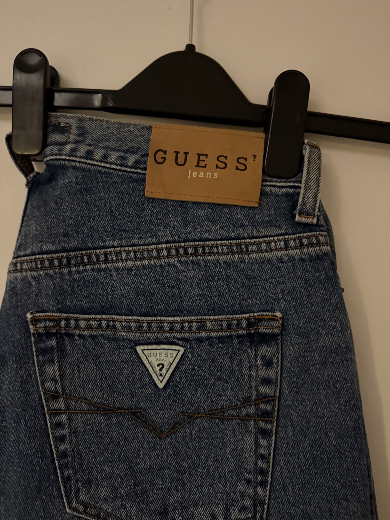 Guess Blue Denim Jeans Size 31 Long 100% Cotton