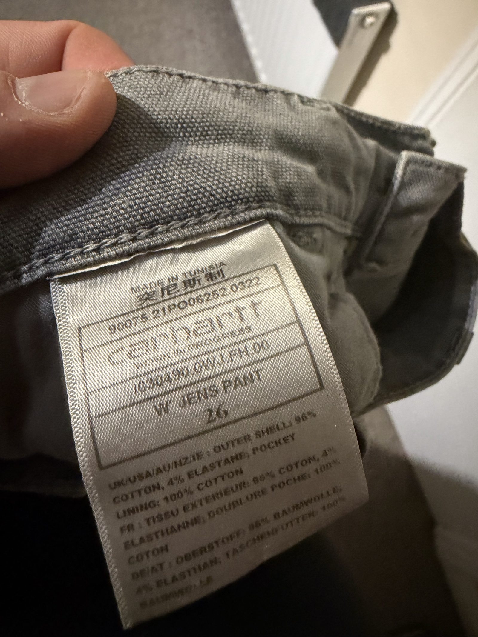 Carhartt Men's Grey carpenter Loose Fit Work Trousers W26 image 6