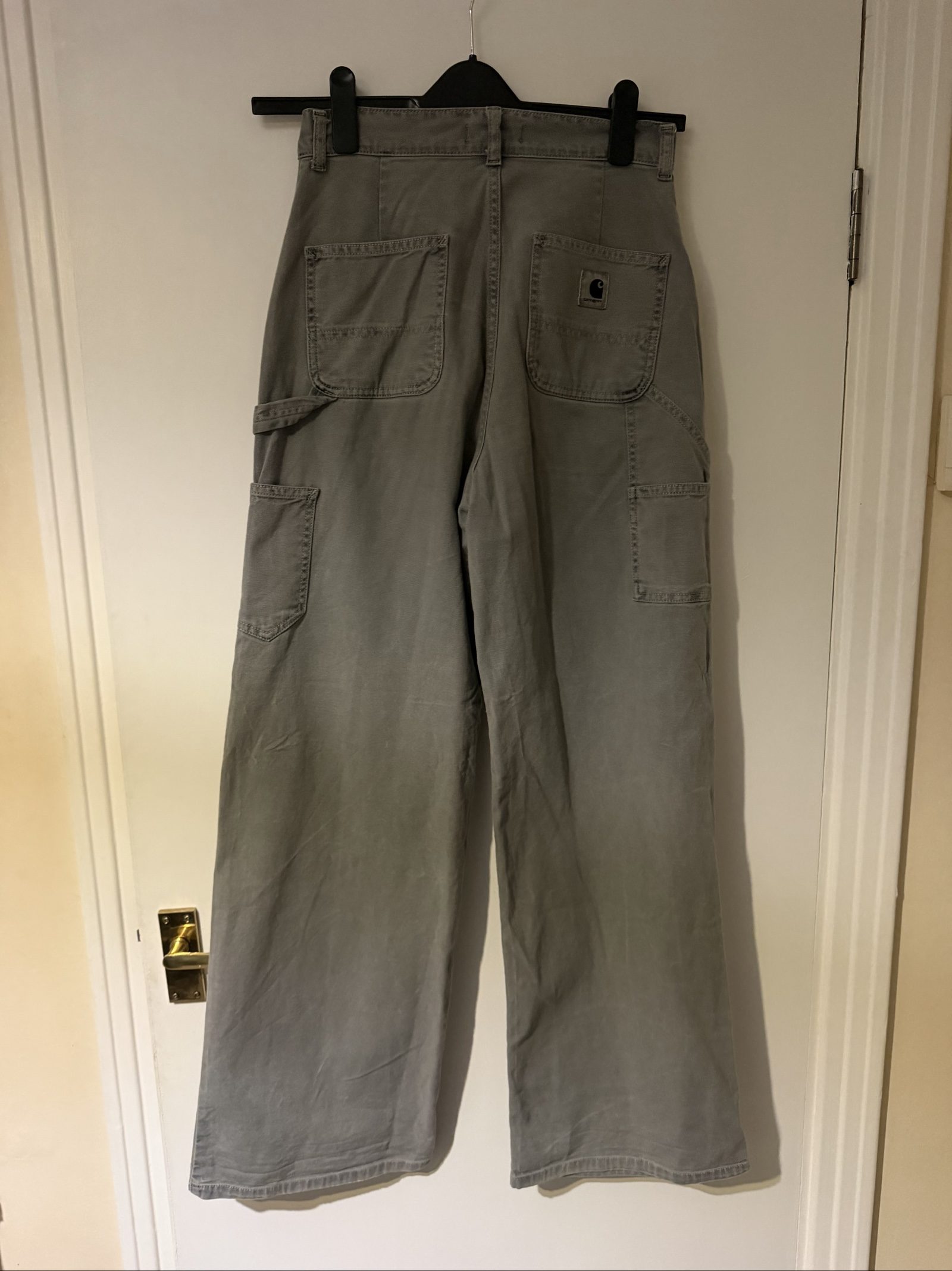 Carhartt Men's Grey carpenter Loose Fit Work Trousers W26 image 7
