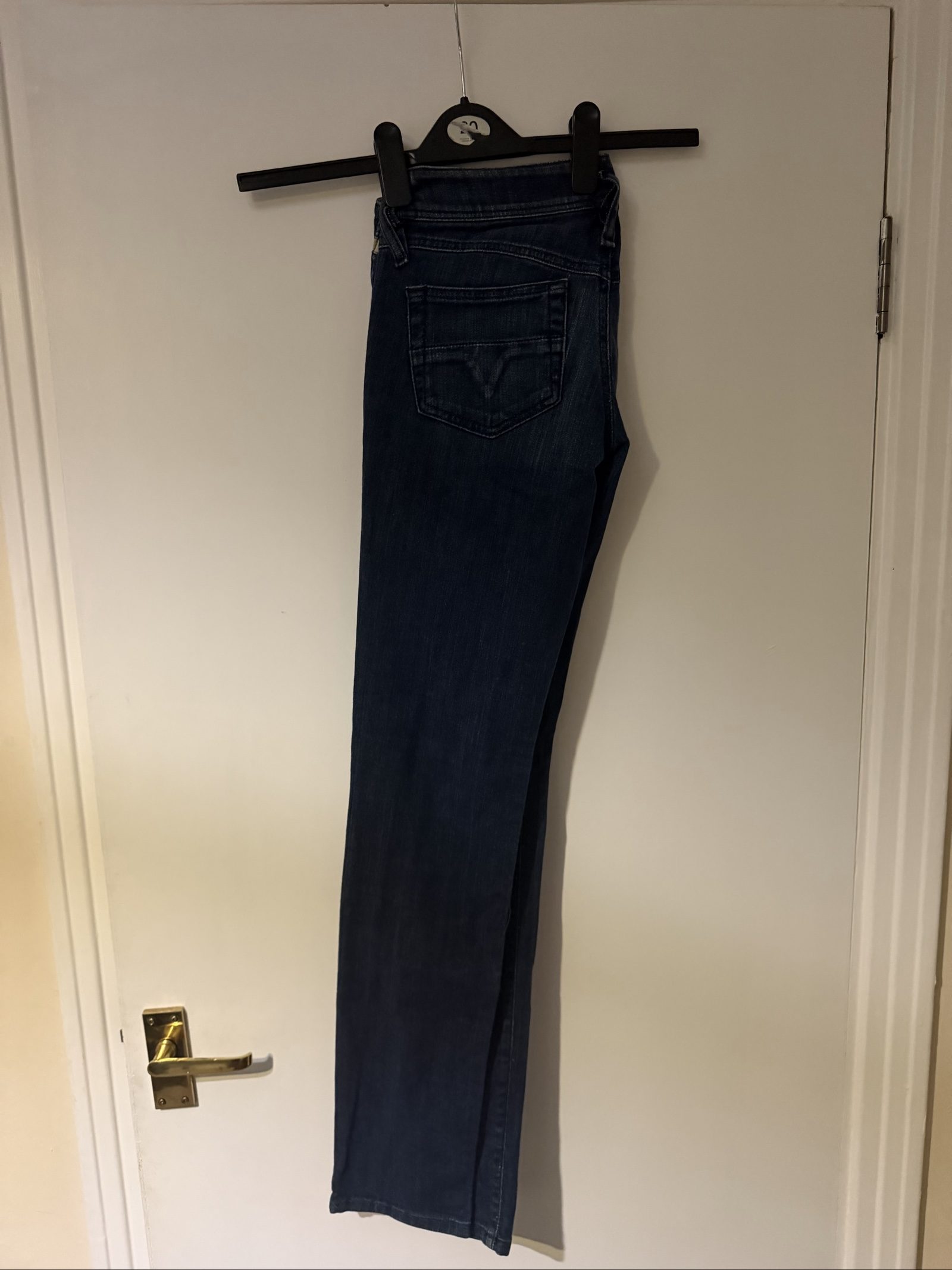 Diesel Women's Dark Blue Slim Fit Jeans Size 28 x32 image 2