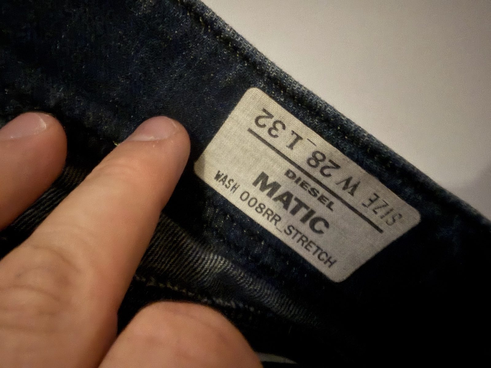 Diesel Women's Dark Blue Slim Fit Jeans Size 28 x32 image 6