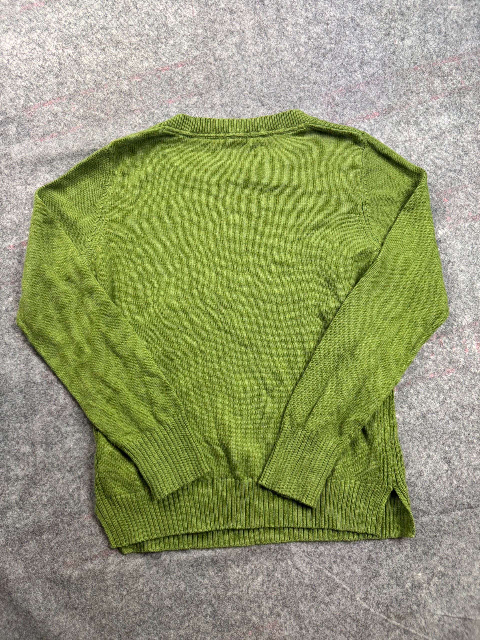 White Stuff Green Crew Neck Cashmere Blend Jumper UK 10 image 6