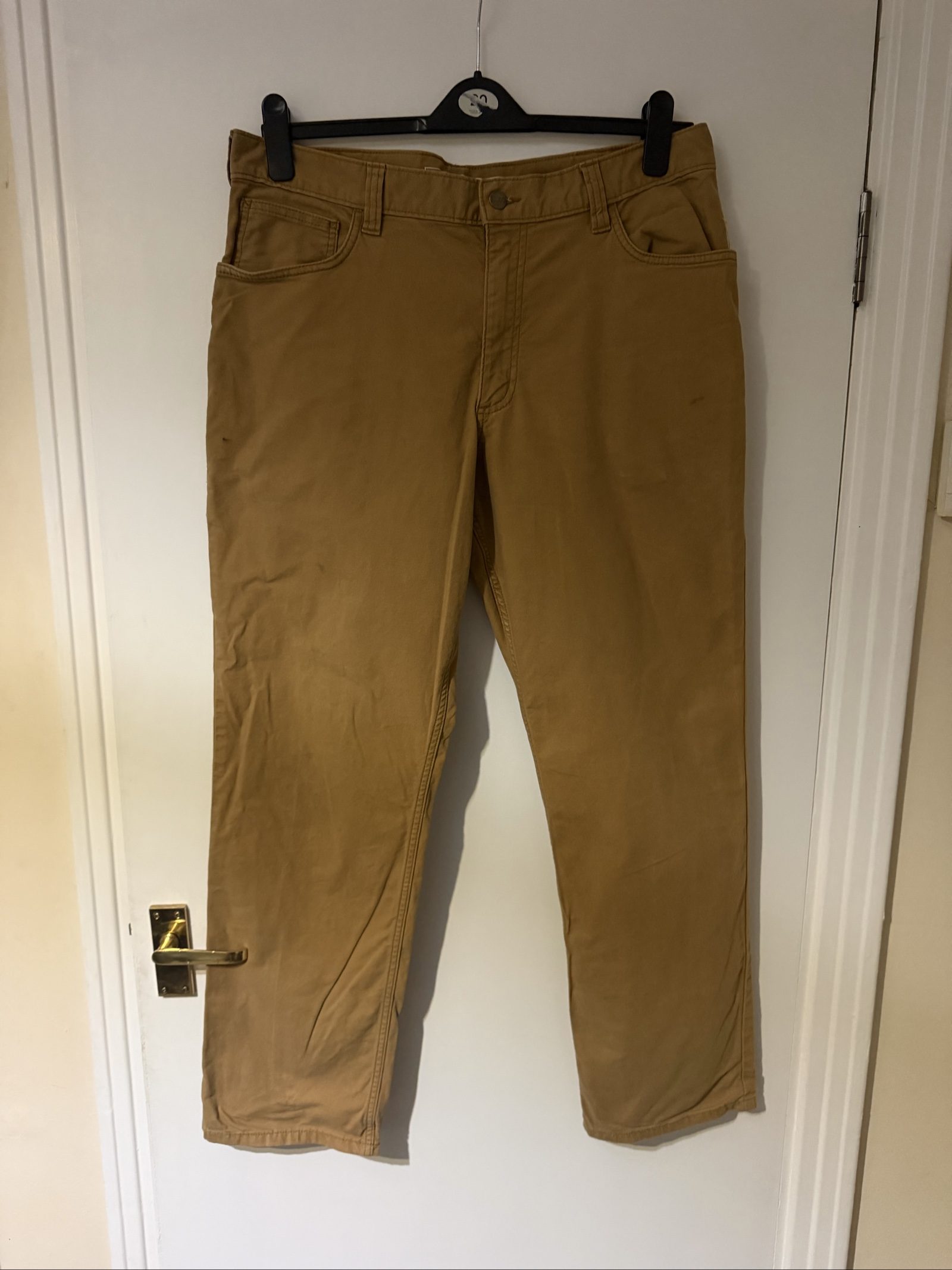 Carhartt Brown Double Knee Work Trousers W38 Stain image 4