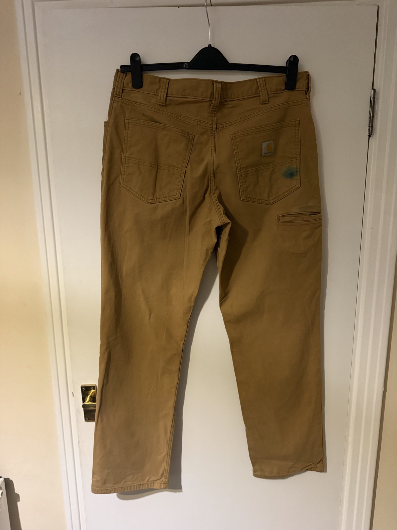 Carhartt Brown Double Knee Work Trousers W38 Stain image 5