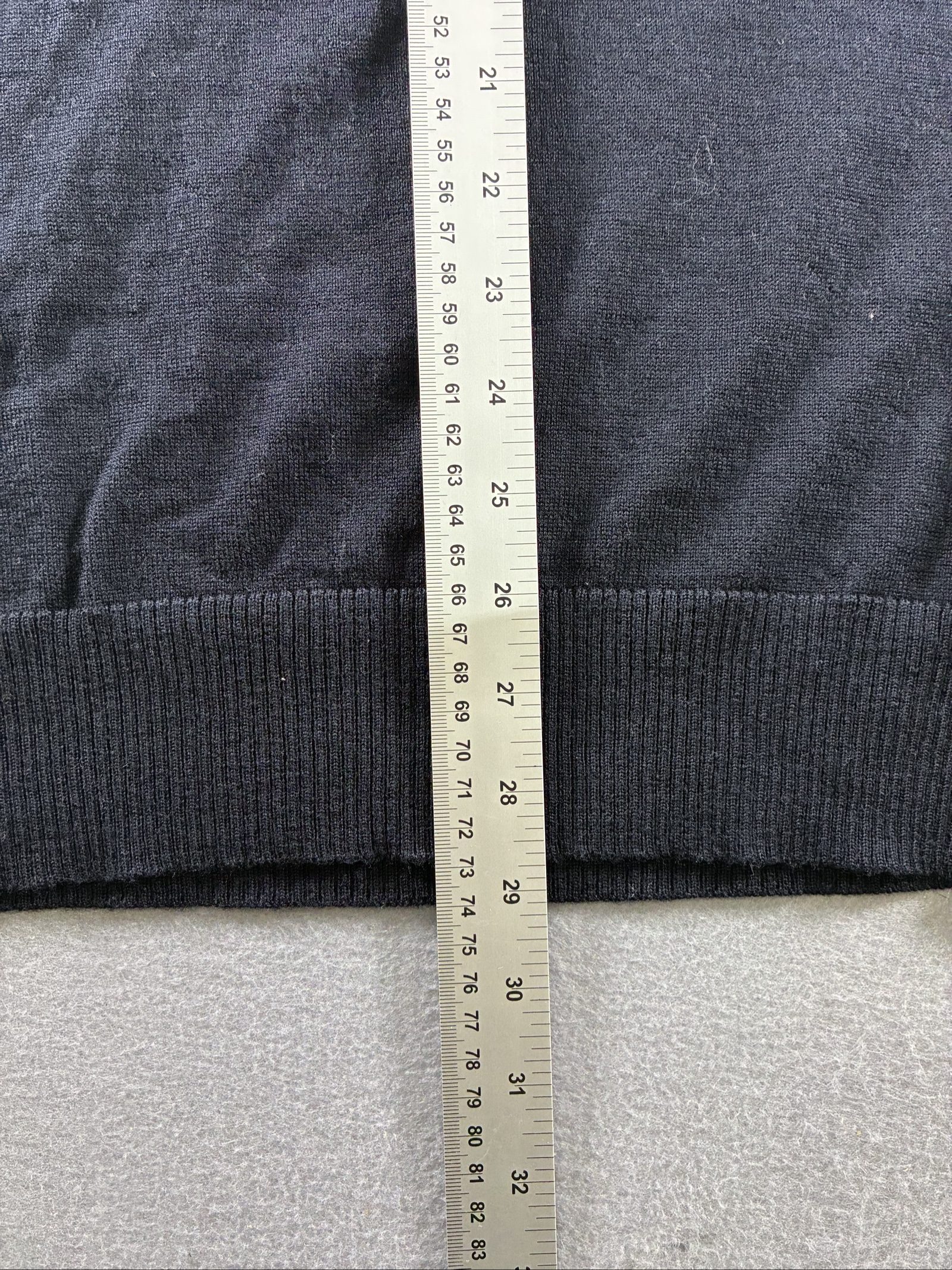 Stone Island Navy V-Neck Jumper XL Wool image 8