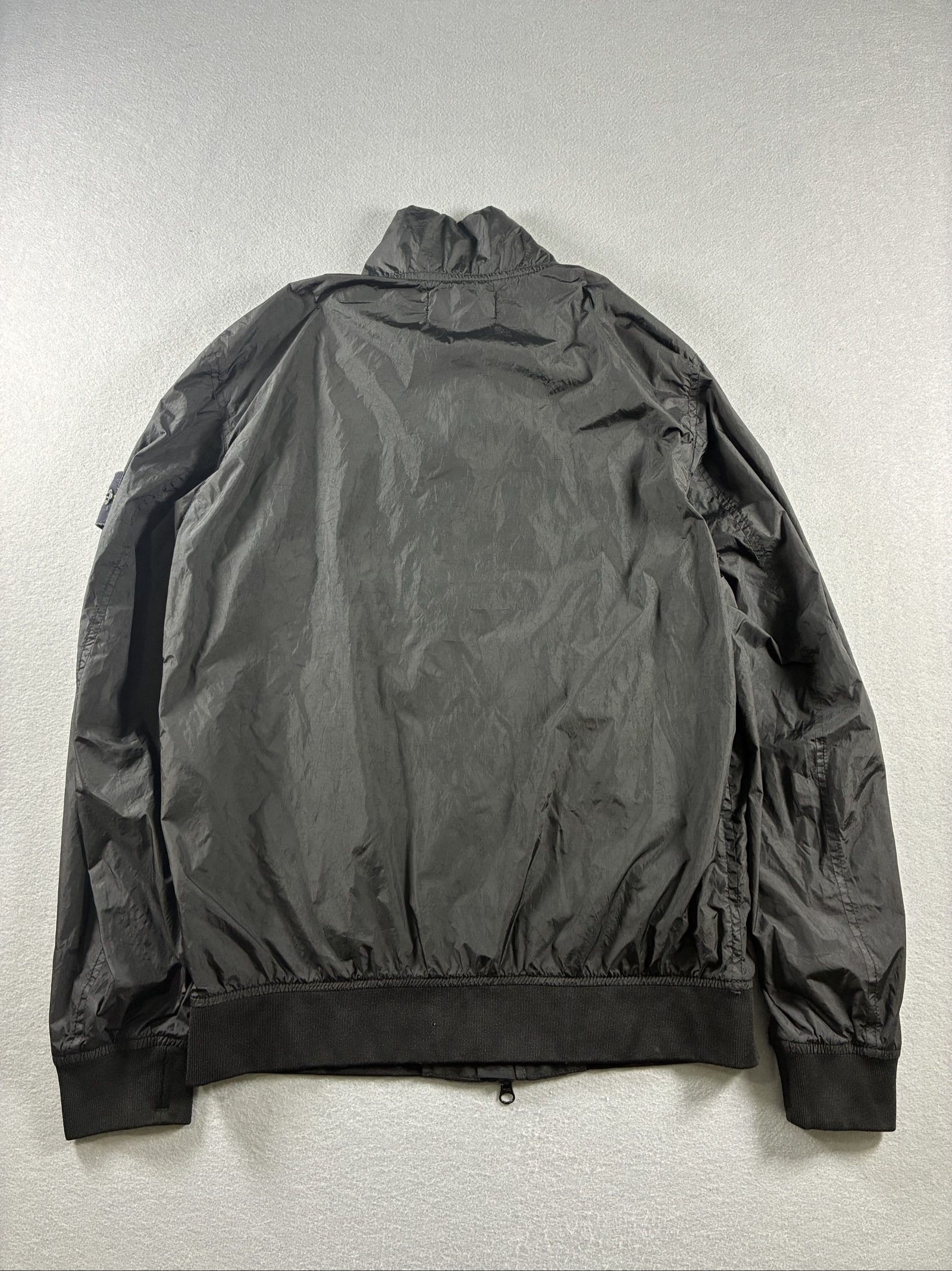 Stone Island Black Crinkle Reps NY Jacket Small Men's image 8