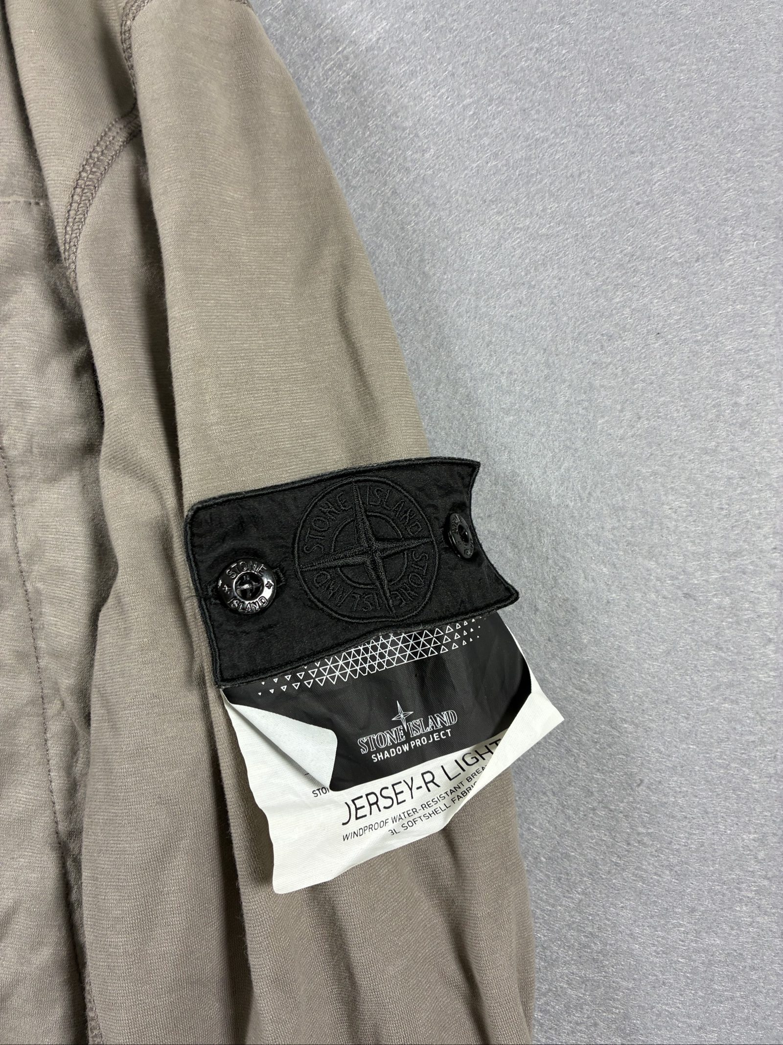 Stone Island Men Beige Jersey-R Light Jacket Small image 4