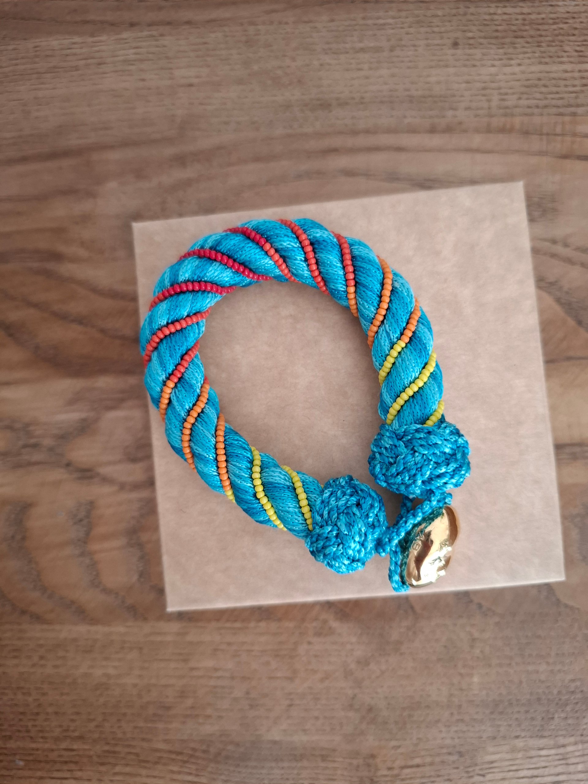 New Aurélie Bidermann Turquoise Maya Bracelet 10mm (TU) image 4