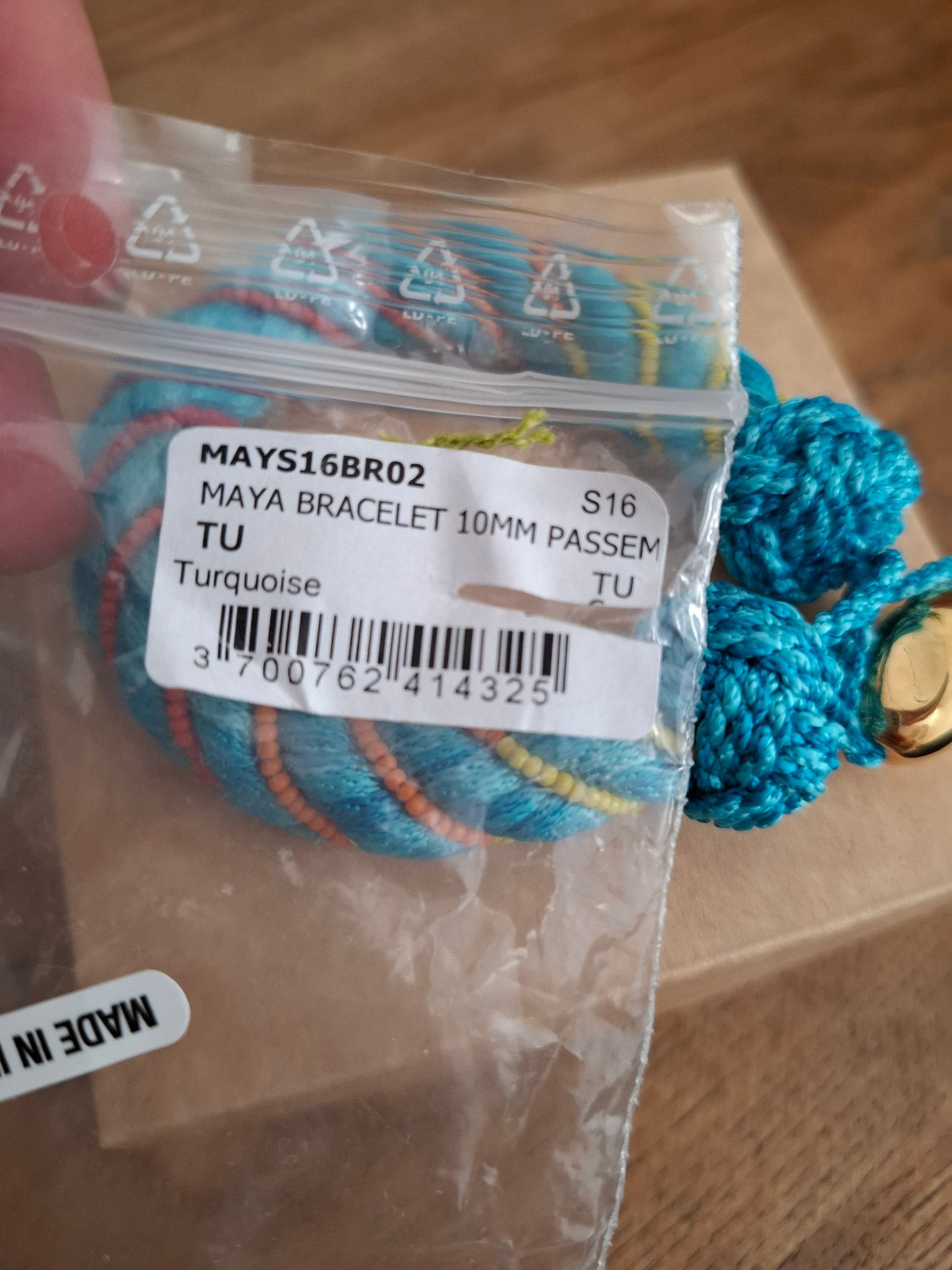 New Aurélie Bidermann Turquoise Maya Bracelet 10mm (TU) image 9