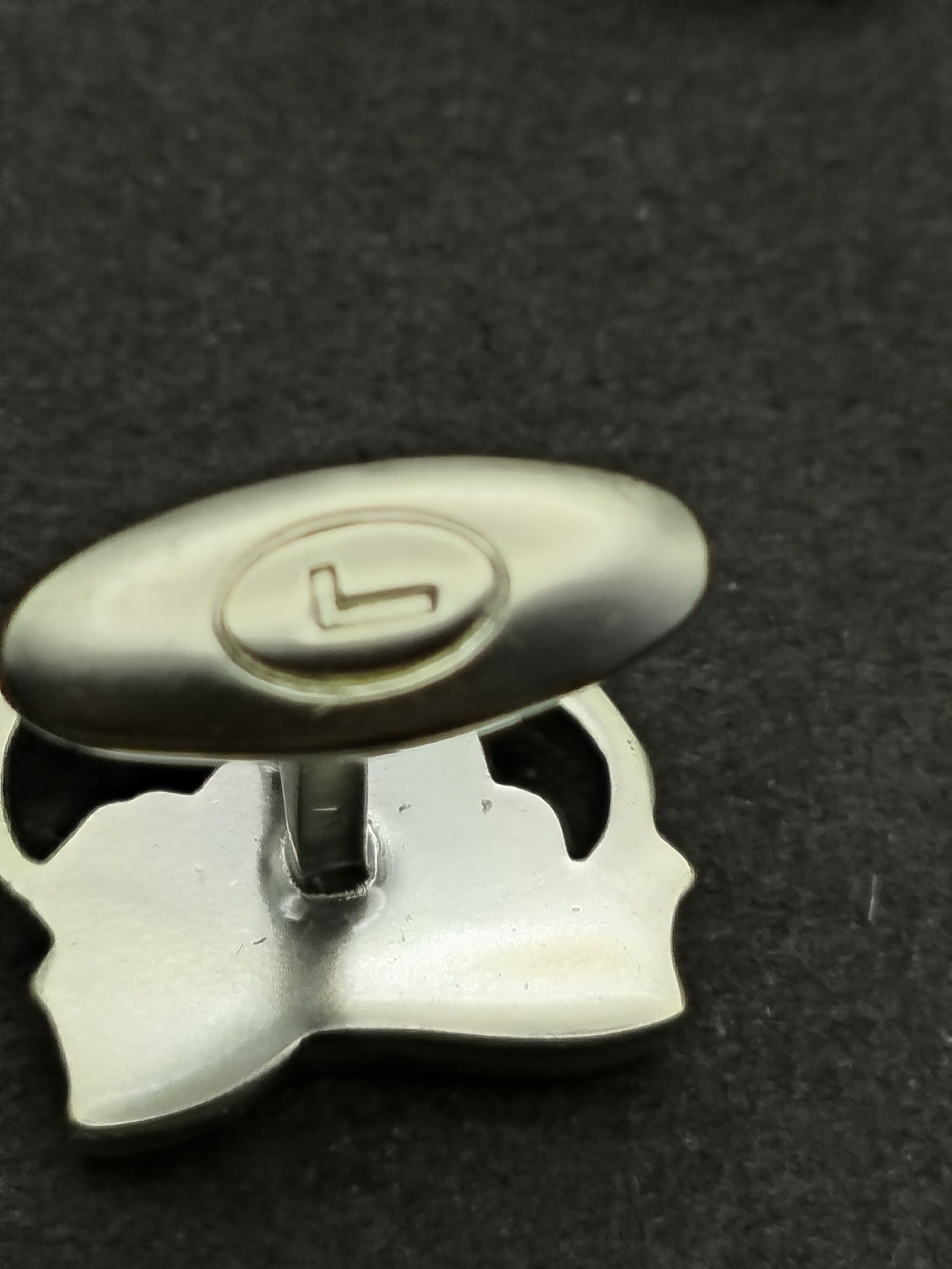 Lancel Silver tone Polo Tie Clip and Cufflinks Set image 9