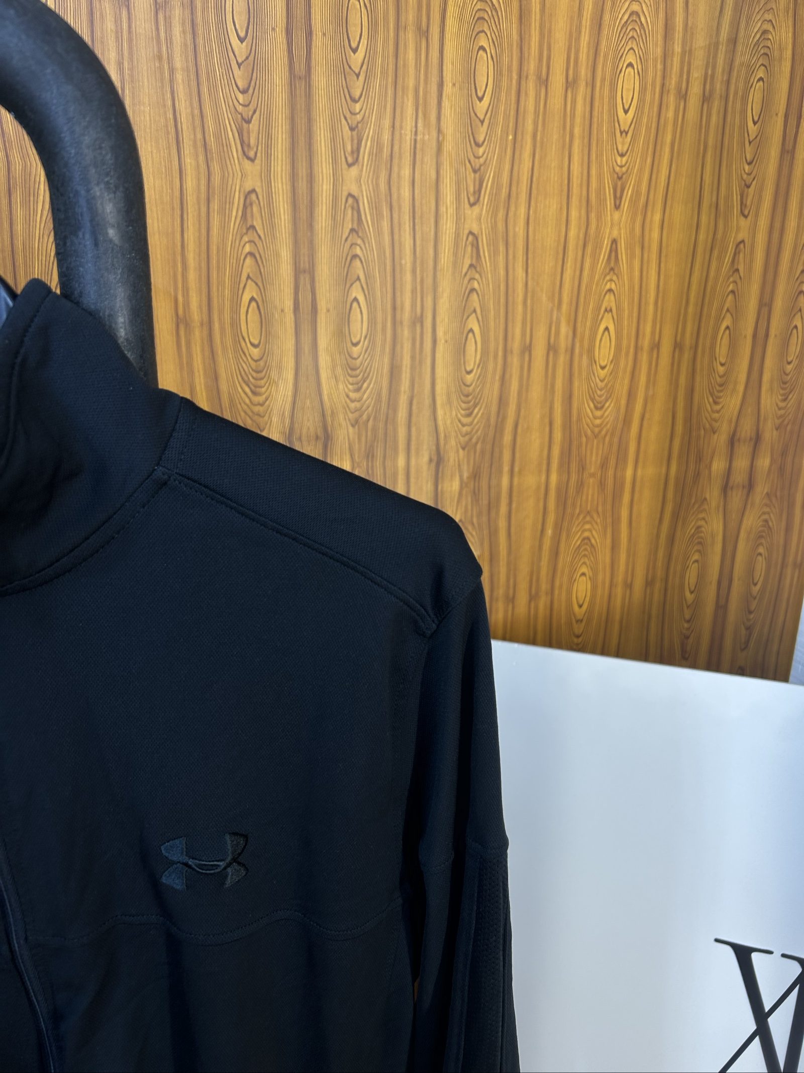 Under Armour Black Men's Medium Polyester Track Jacket image 2