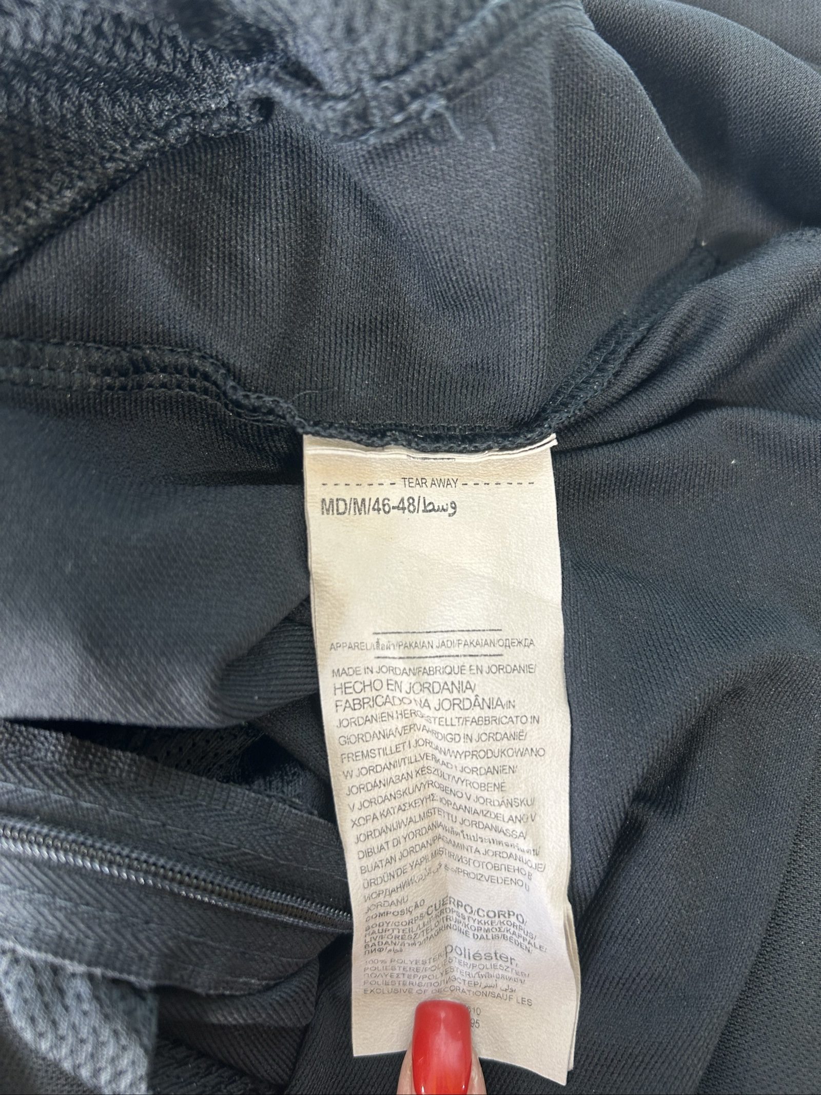 Under Armour Black Men's Medium Polyester Track Jacket image 5