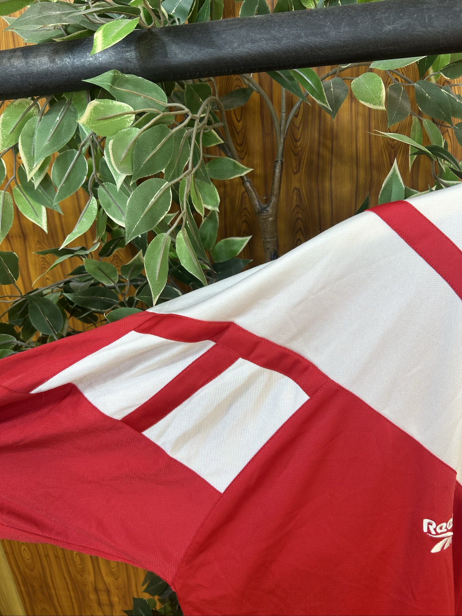 Reebok Red & White Track Jacket Large image 4