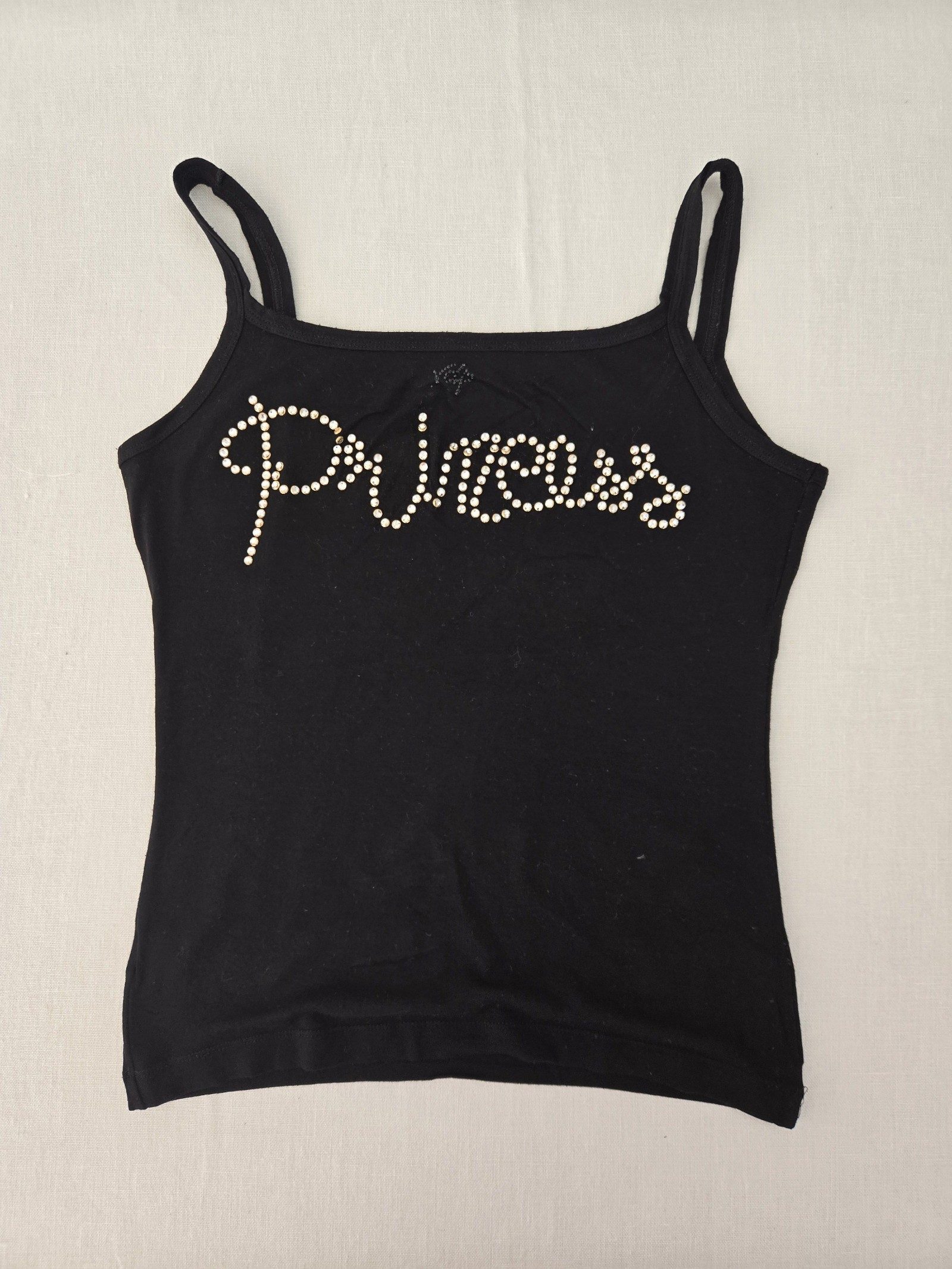 VDP Women's Black Studded Tank Top Large image 2