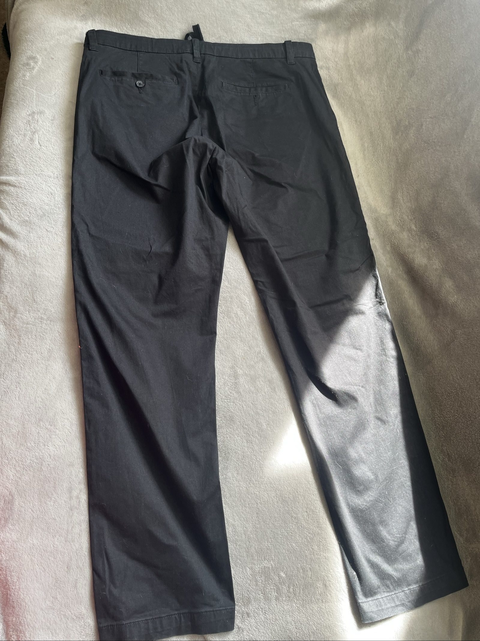 Very Man Black Cotton Chinos Waist 36 Regular image 6
