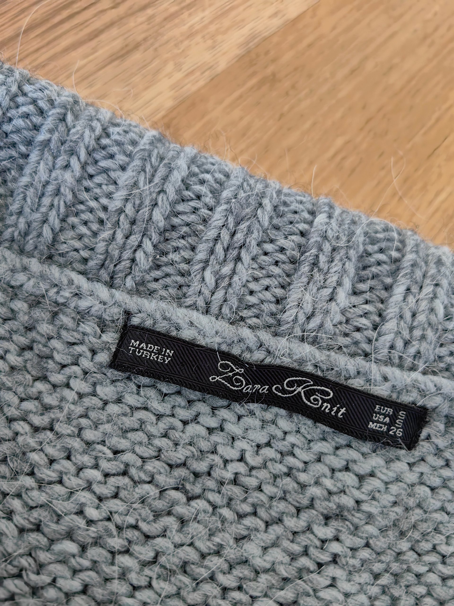 Mājīgs un silts Zara Knit adīts džemperis image 2