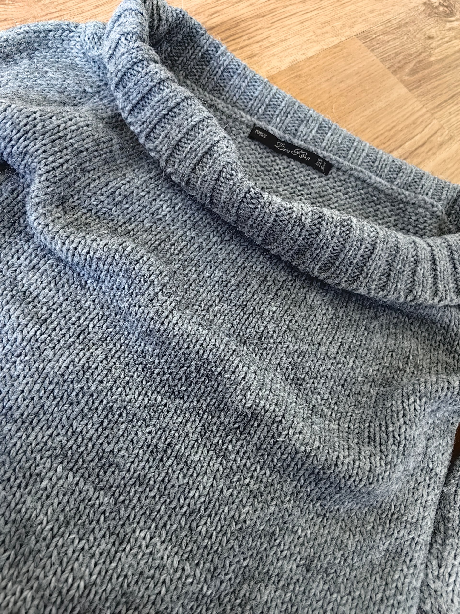 Mājīgs un silts Zara Knit adīts džemperis image 3