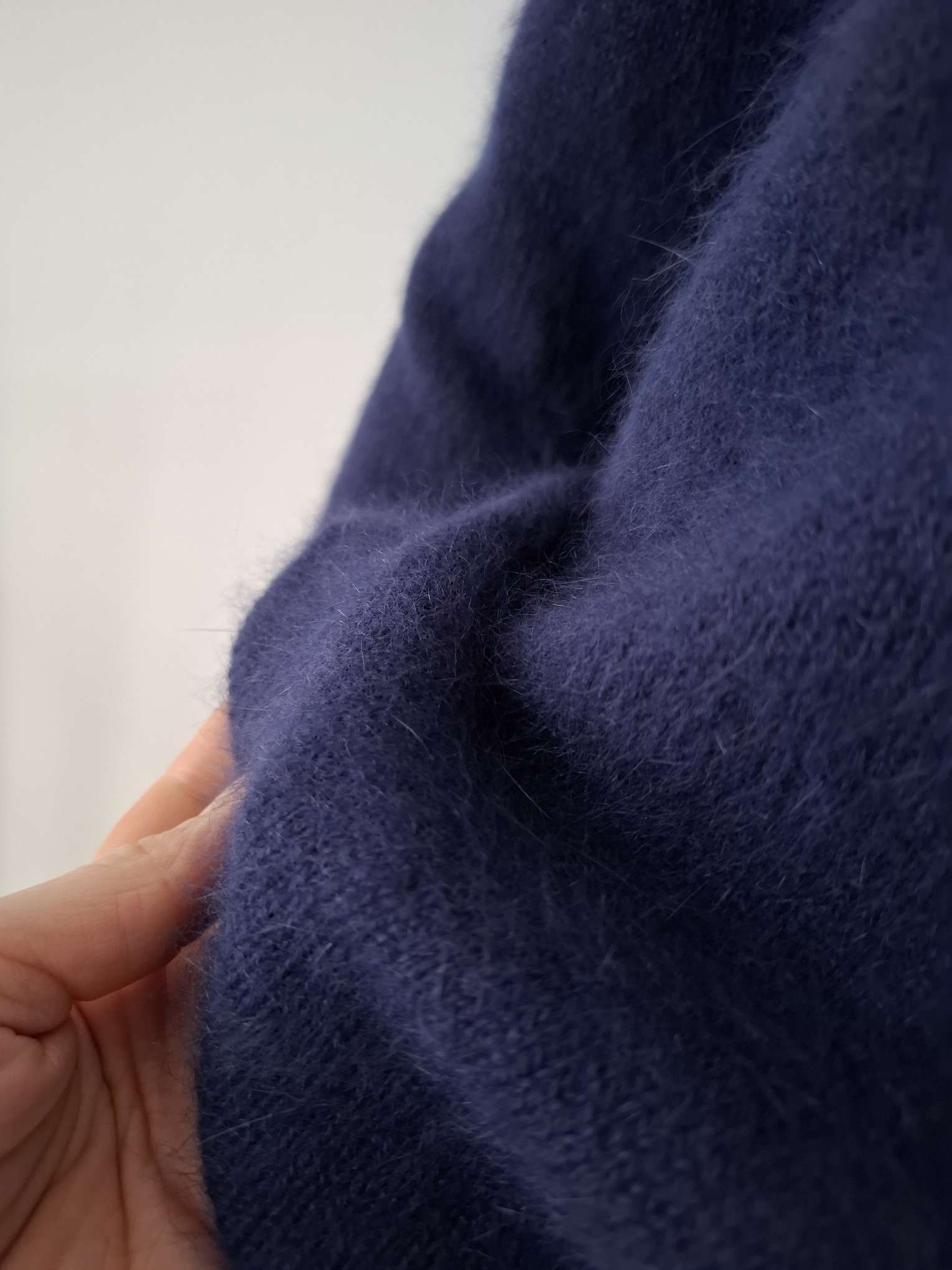 New Roberto Collina Navy Blue Angora Knit Sweater Jumper Size S image 7