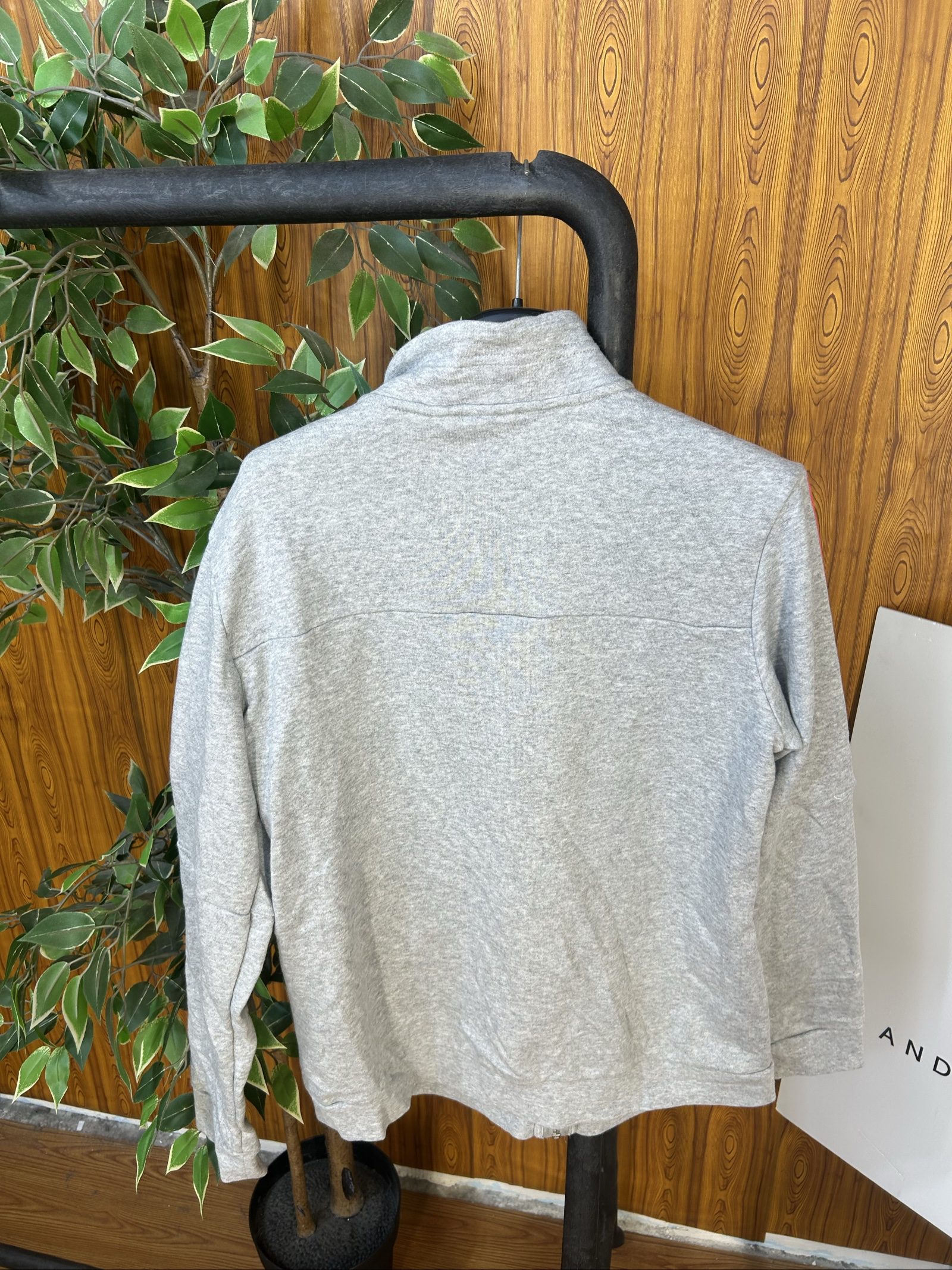 Adidas Grey & Pink Logo Track Jacket Large image 4