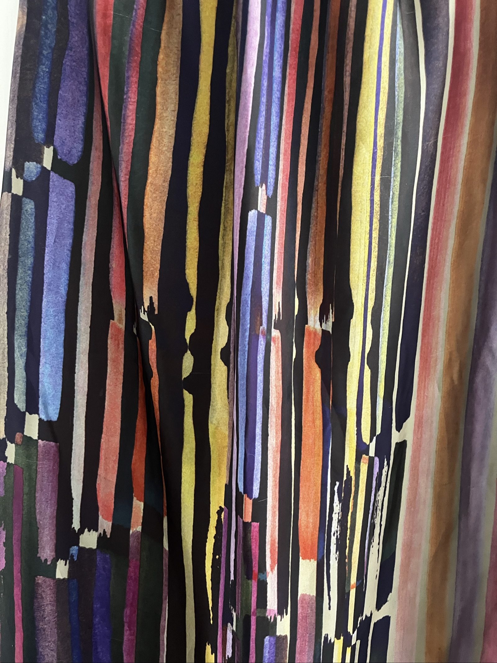 Ted Baker Multicolour Strapless Maxi Dress Size 12 Striped Pattern image 2