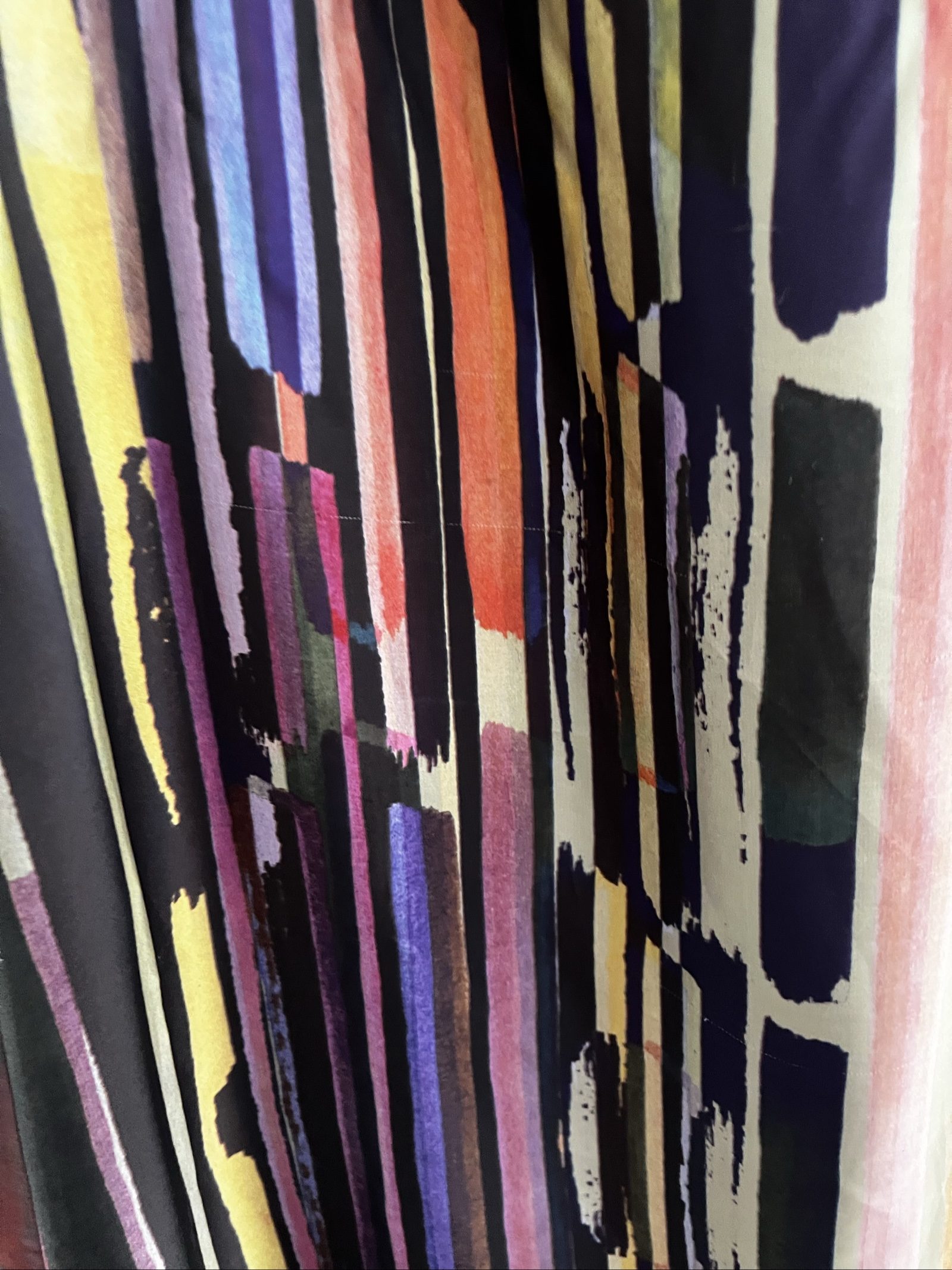 Ted Baker Multicolour Strapless Maxi Dress Size 12 Striped Pattern image 8