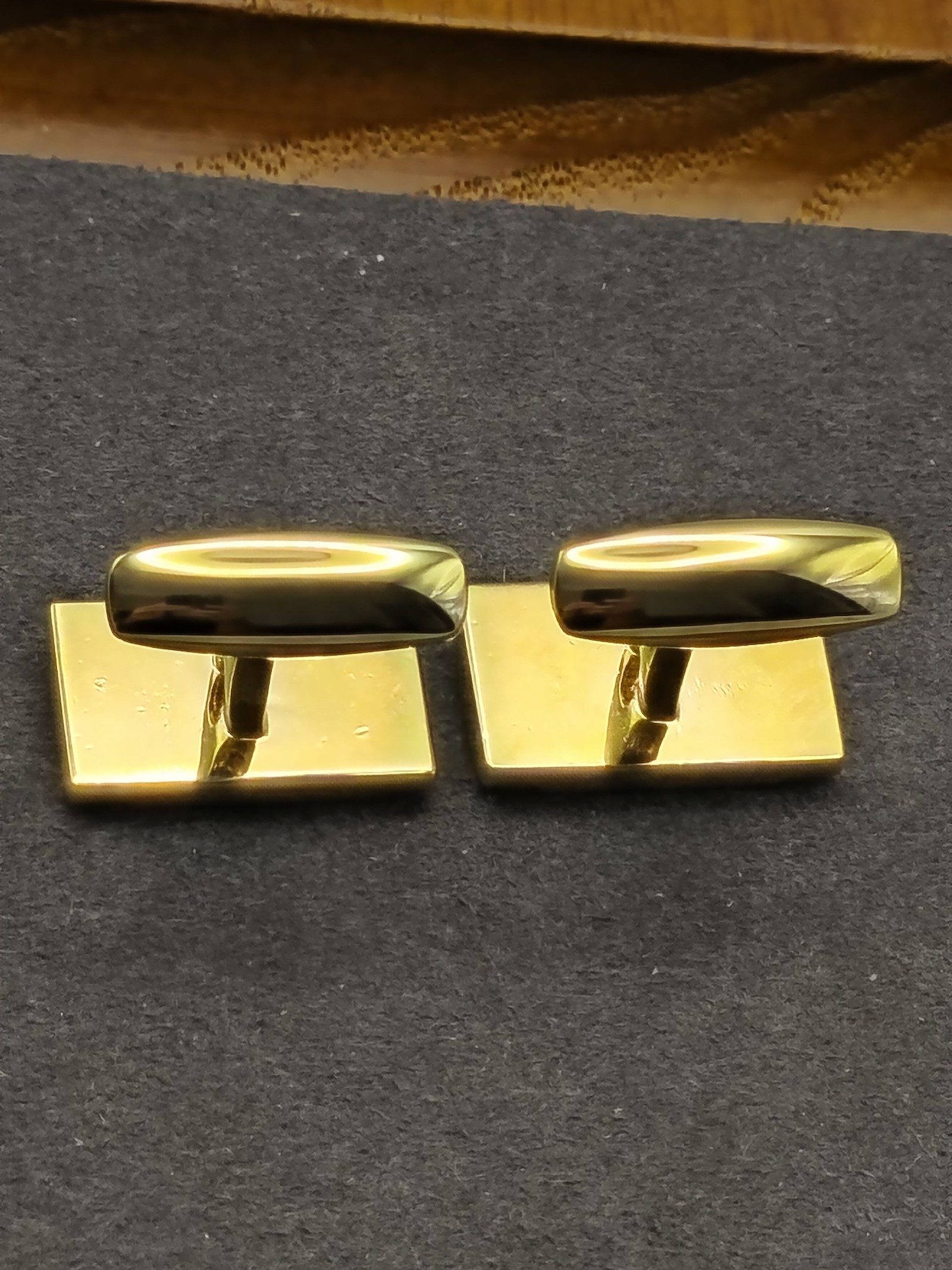 Yves Saint Laurent Gold & Silver Tone Cufflinks & Tie Clip Set image 7