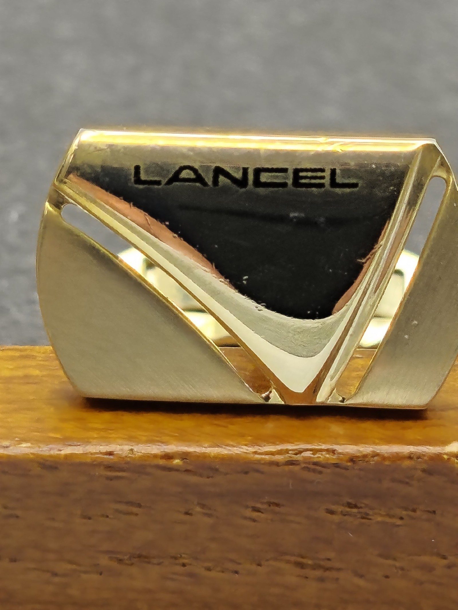 Lancel Gold-Tone Tie Clip & Cufflinks Set image 5