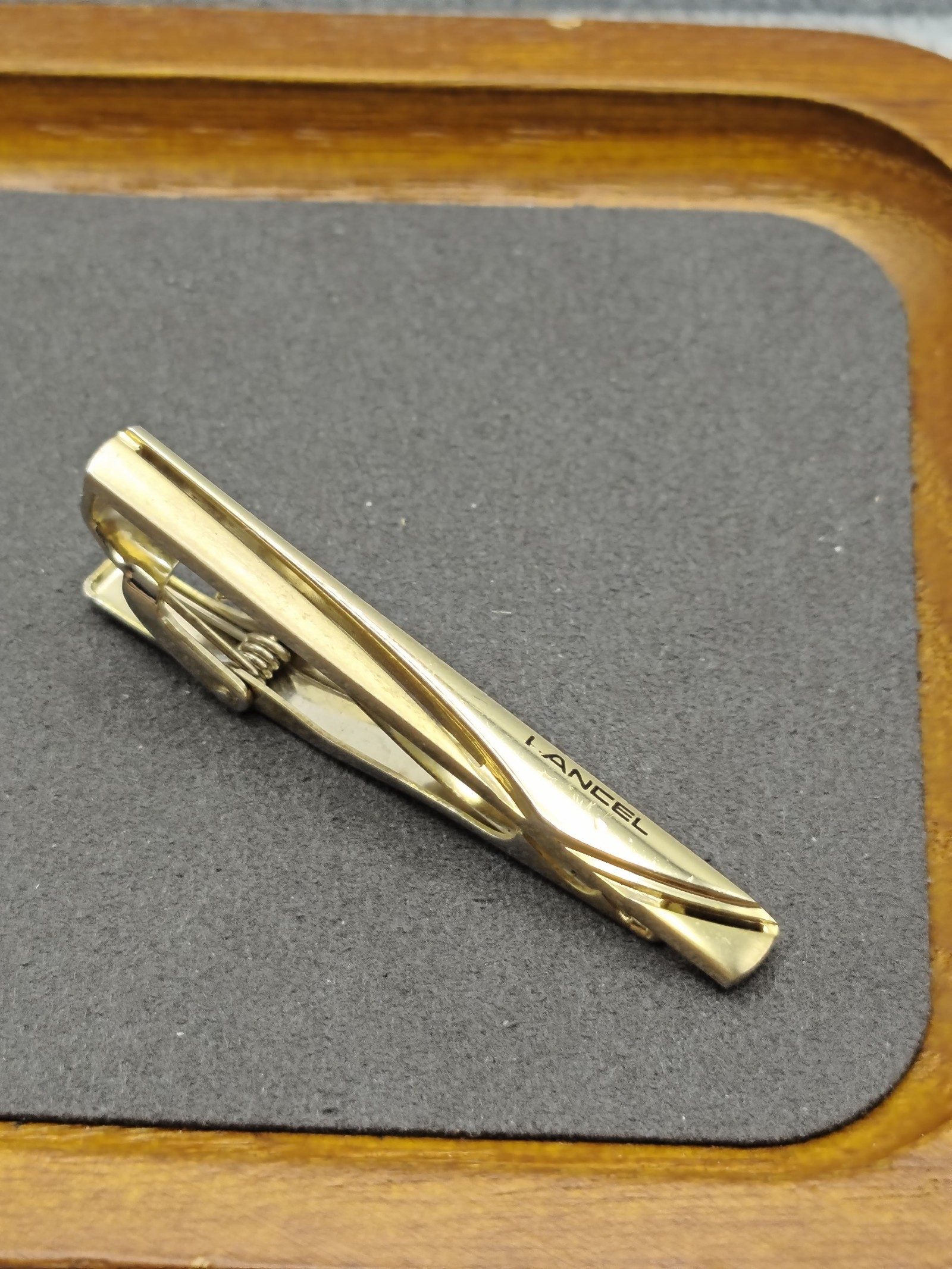 Lancel Gold-Tone Tie Clip & Cufflinks Set image 8