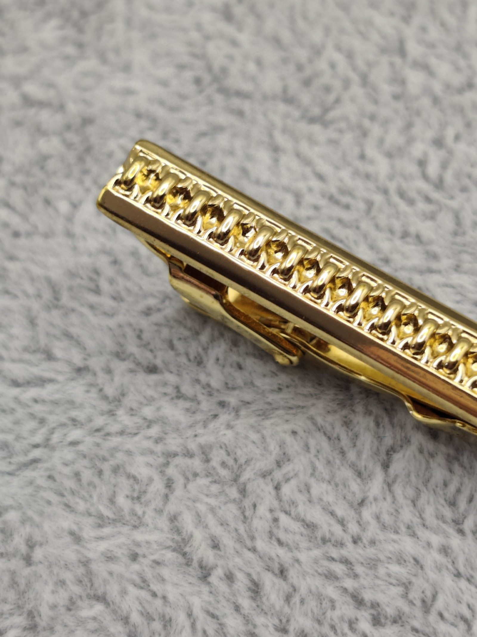 Christian Dior Gold Tone Tie Clip Bar image 5
