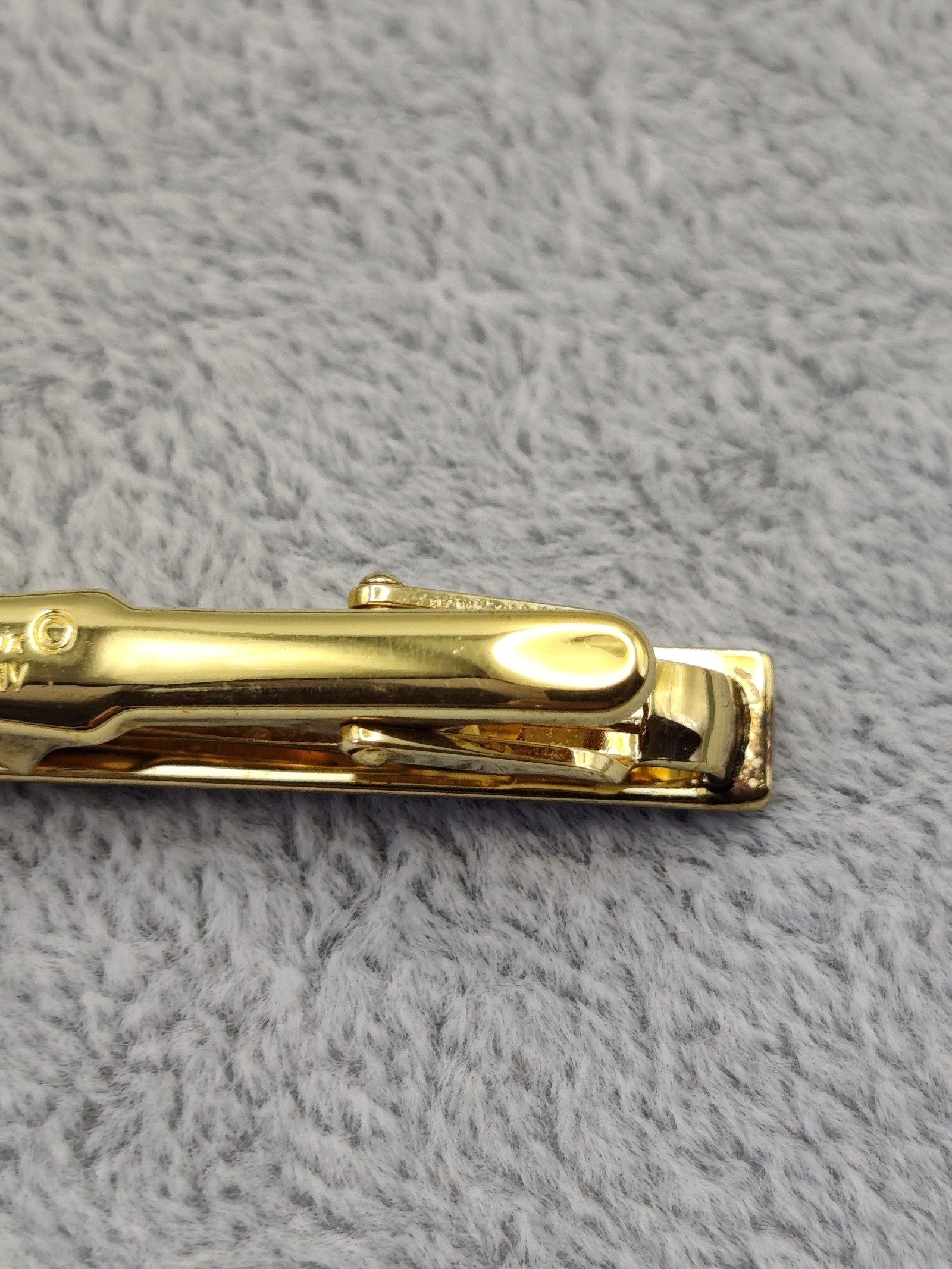 Christian Dior Gold Tone Tie Clip Bar image 9
