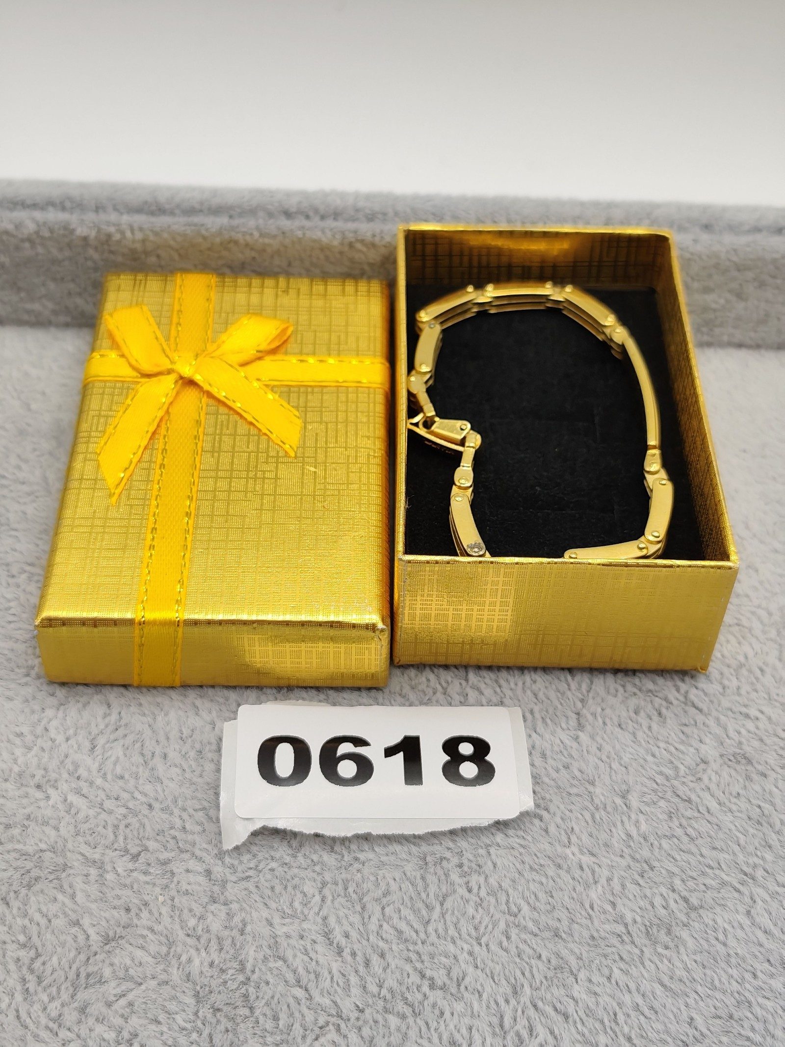 Lanvin Gold Tone Chain Link Bracelet Unisex