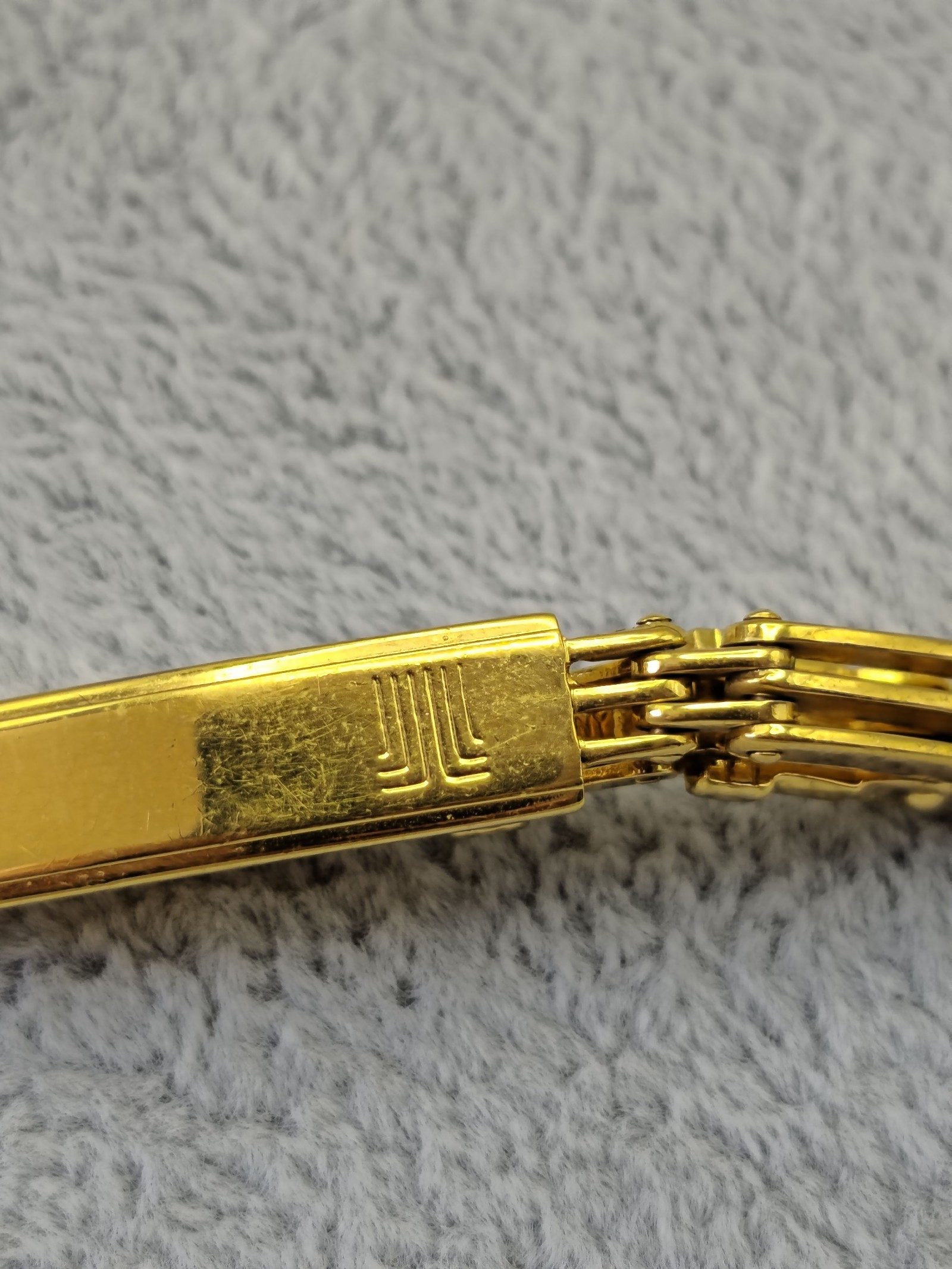 Lanvin Gold Tone Chain Link Bracelet Unisex image 4