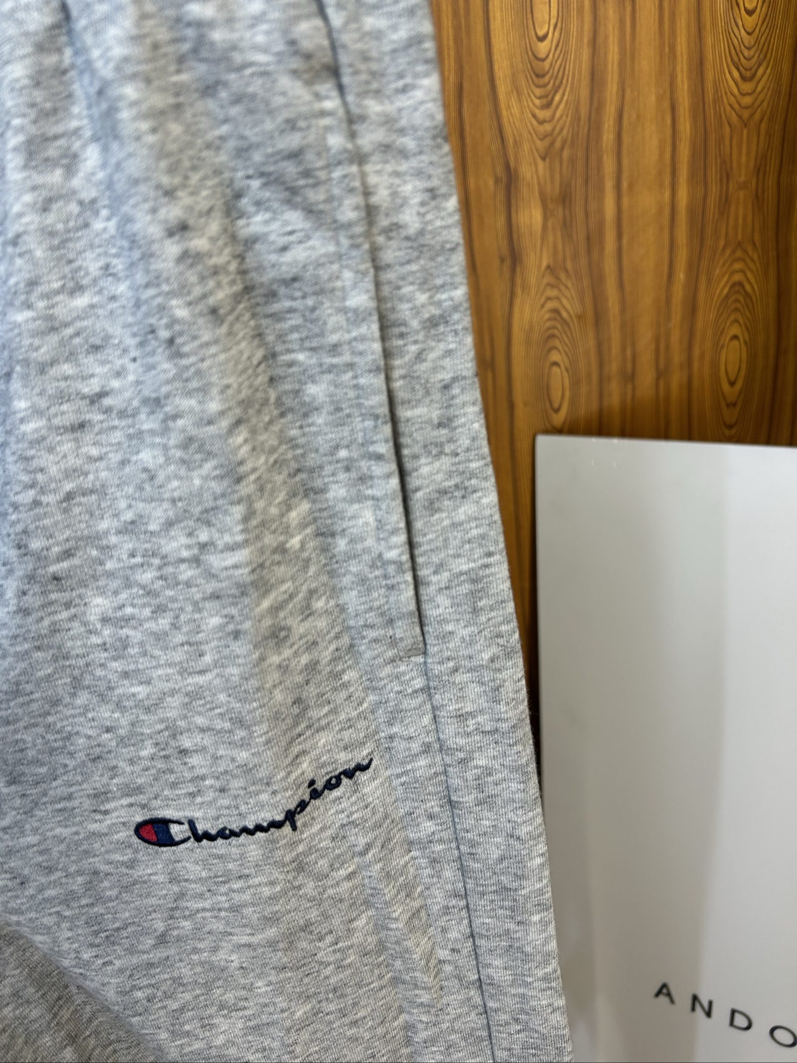 Champion Grey Sweatpants X-Large Comfortable Cotton Blend image 2