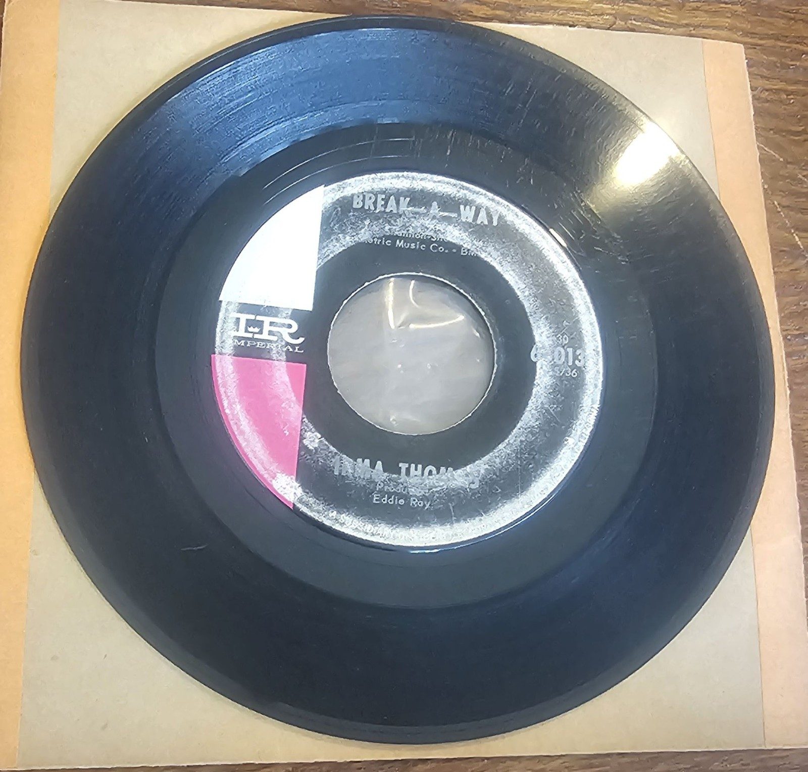 Irma Thomas Break-A-Way & Wish Someone Would Care Imperial 7" Vinyl Single