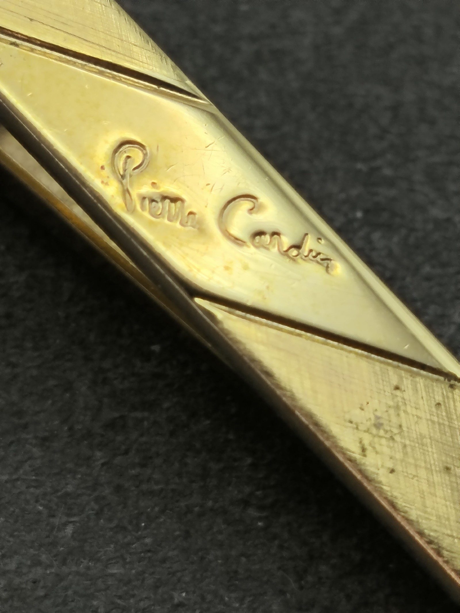 Pierre Cardin Gold Tone Men's Tie Clip image 4