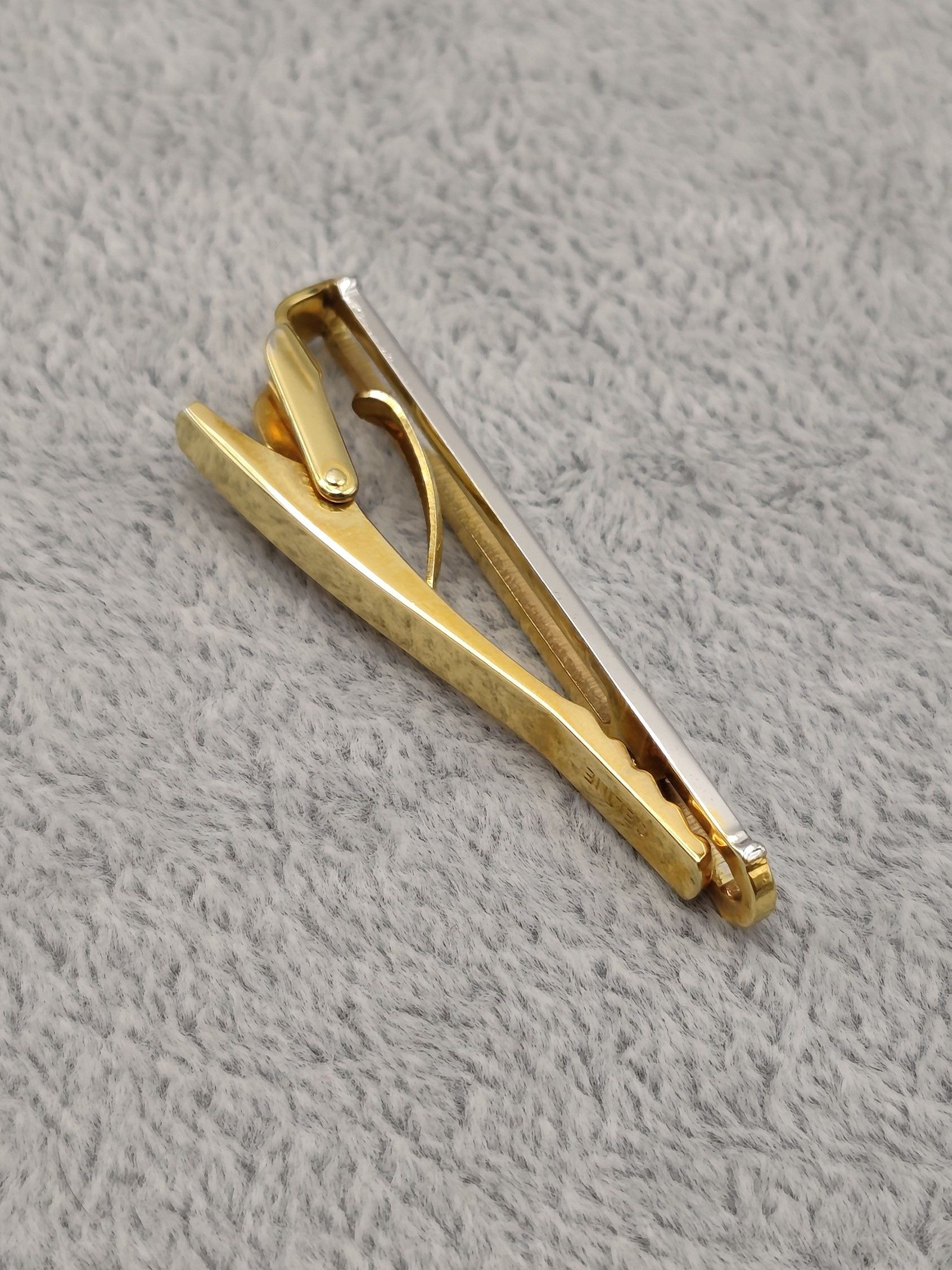 Celine Gold & Silver Tone Horse & Carriage Brooch Pin image 8