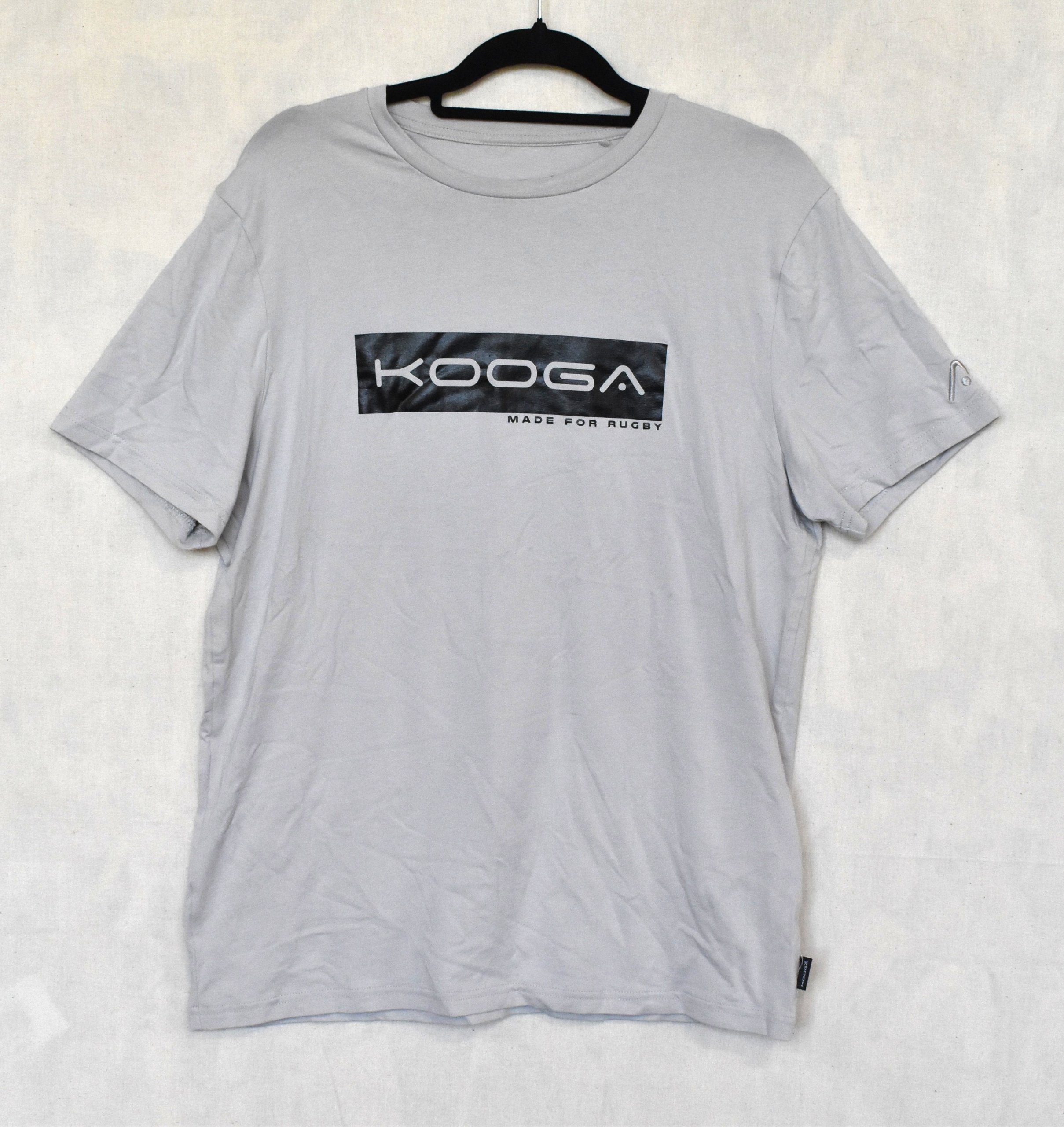 Kooga Men's Grey Rugby Logo T-Shirt Large