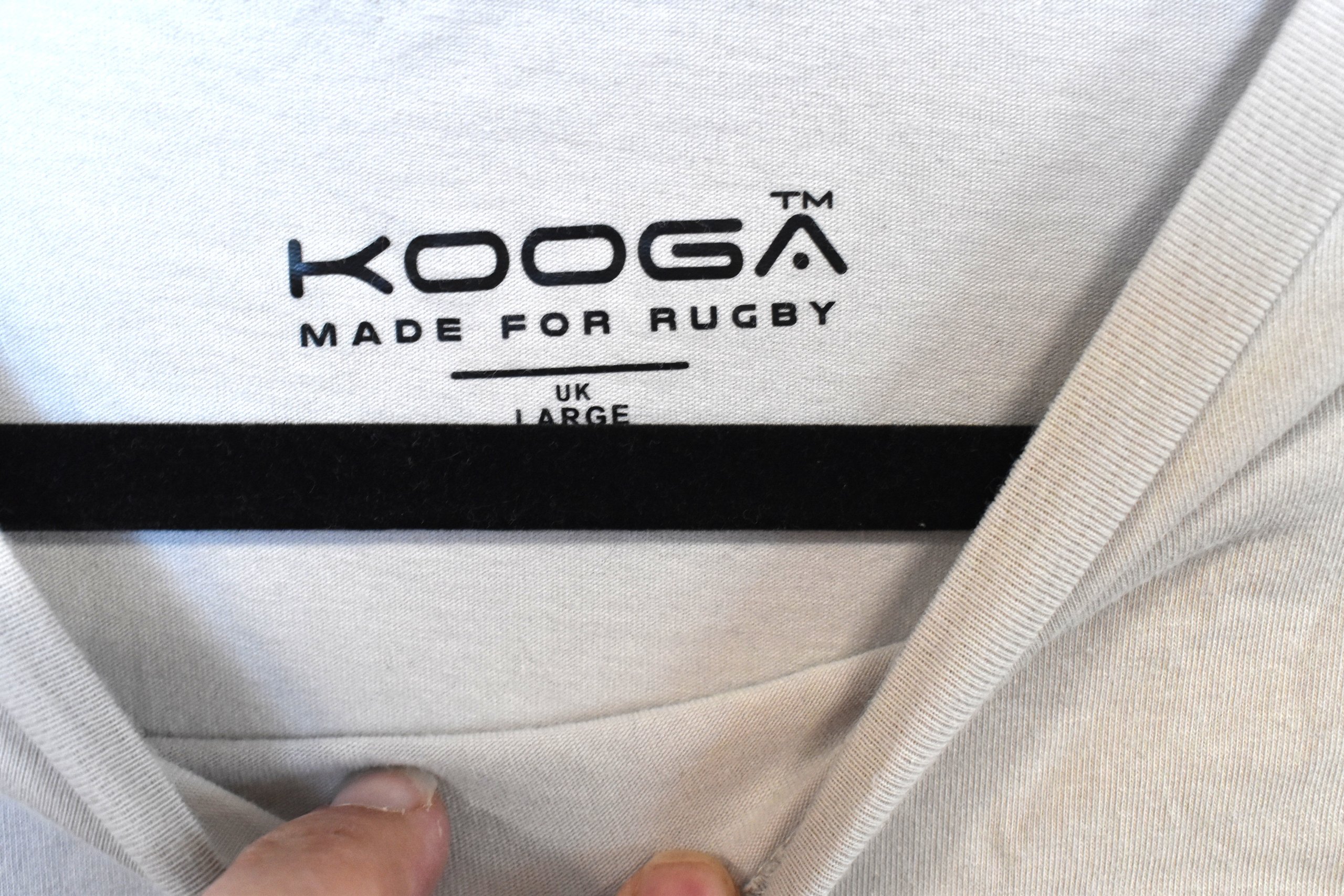 Kooga Men's Grey Rugby Logo T-Shirt Large image 3