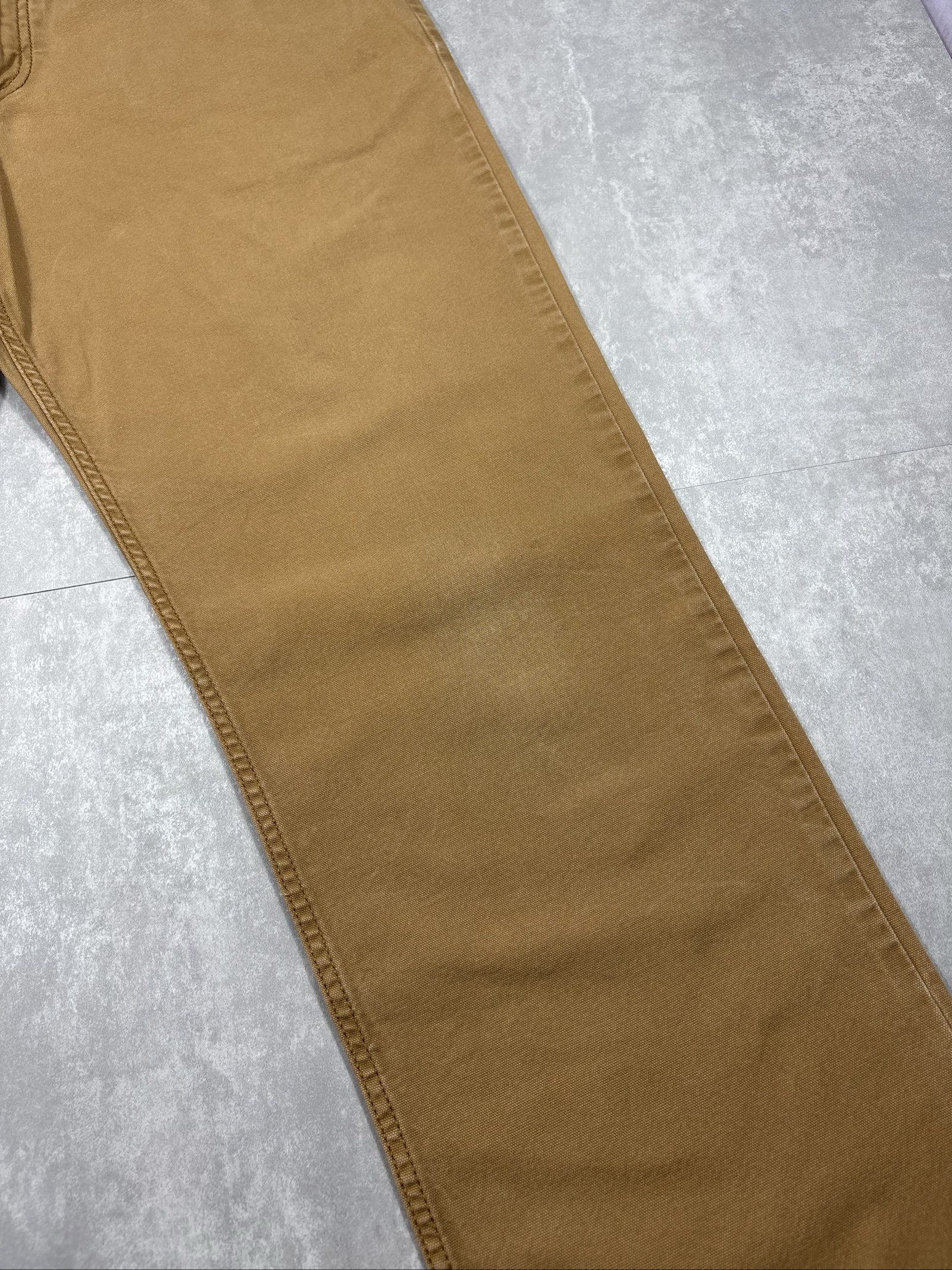 Carhartt Brown Rugged Flex Relaxed Fit Canvas Jeans W34 image 9