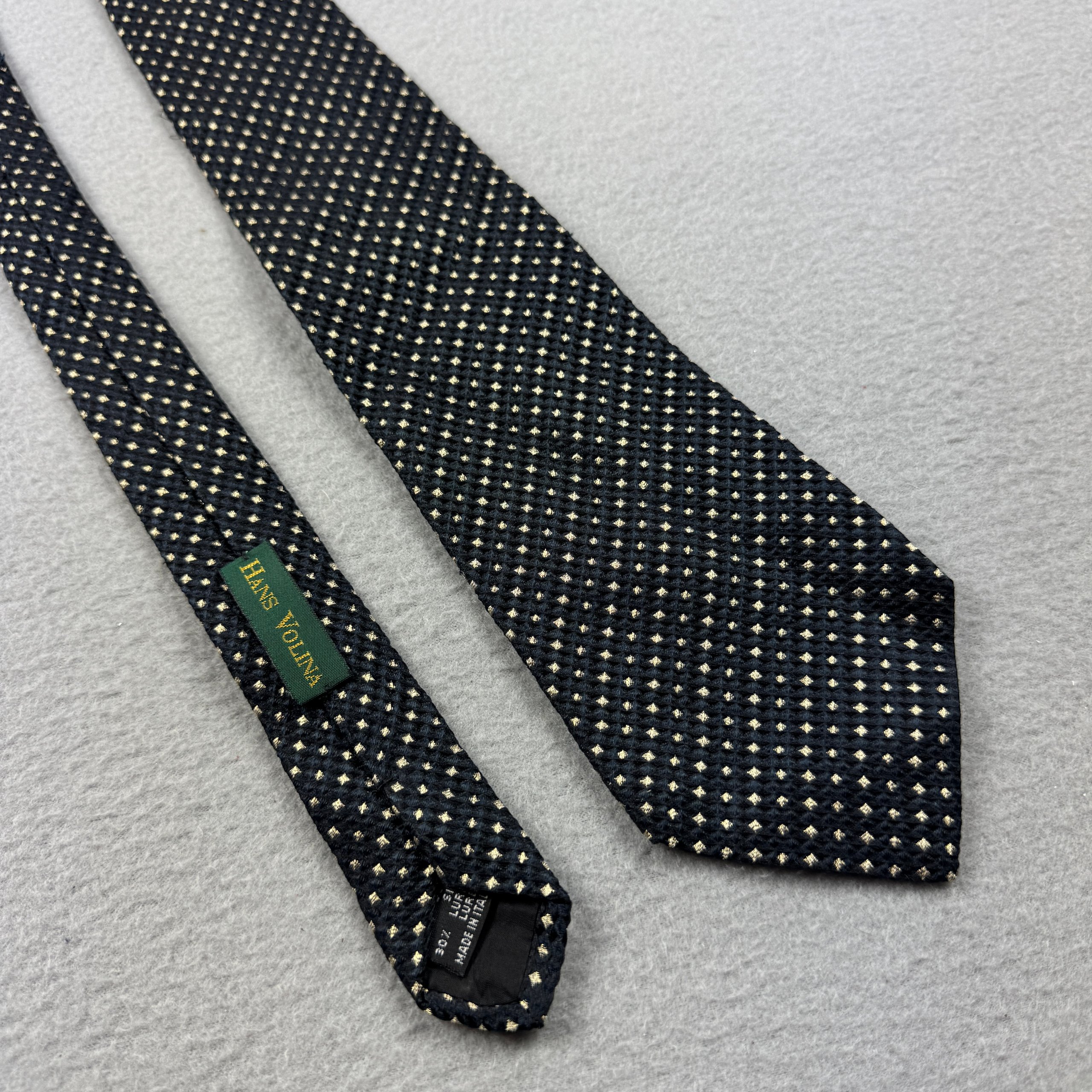 Paco Rabanne Black & White Patterned Silk Tie image 6