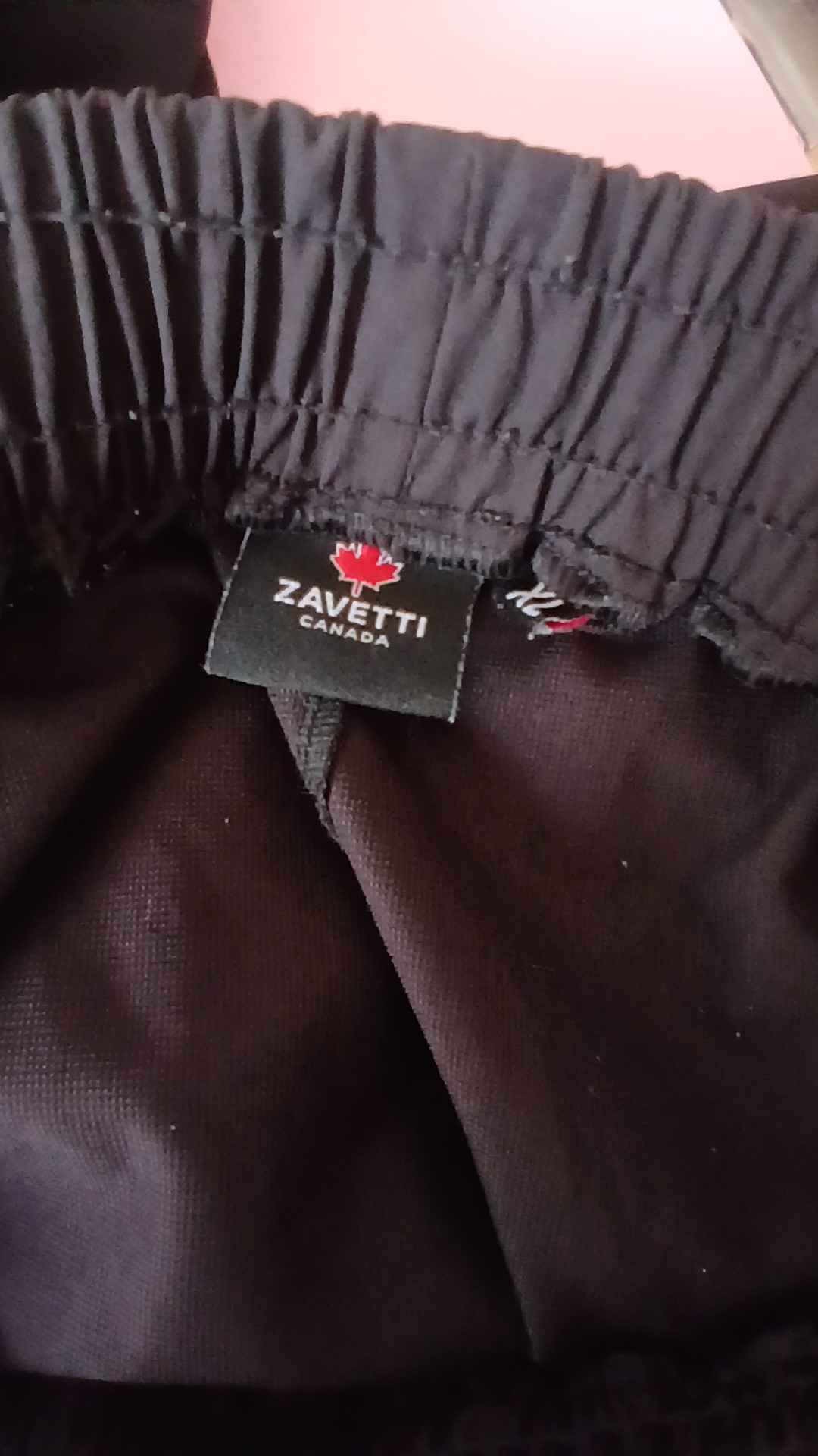 Zavetti Black Cargo Joggers Elastic Waist XL( read for waist size ) image 6